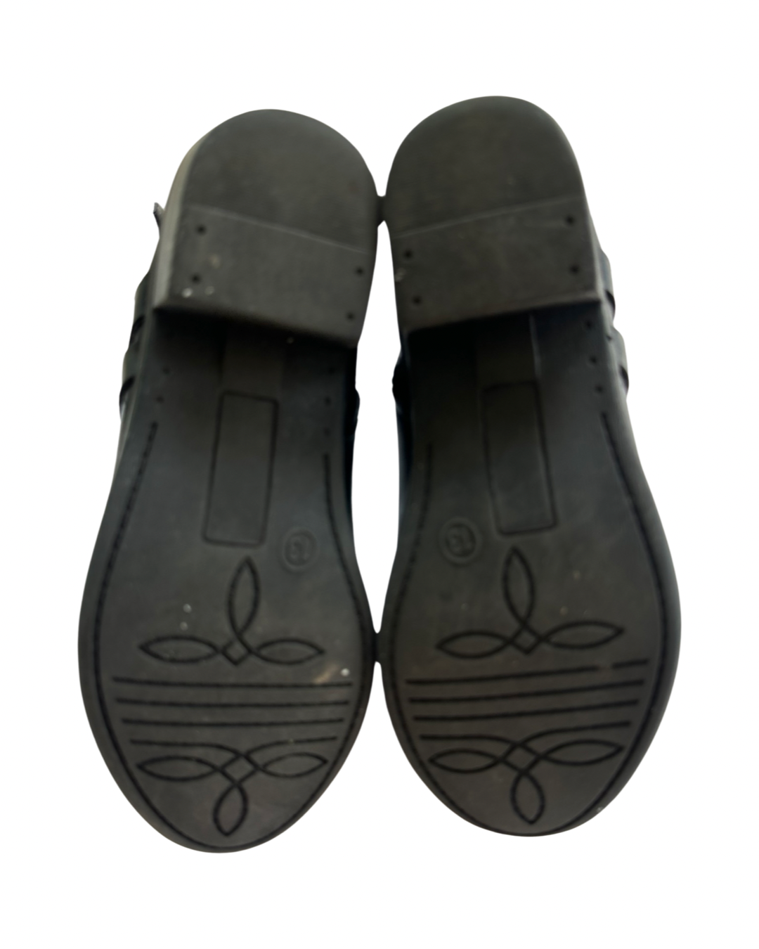 13C Toddler Girl Brooklyn Black Faux Leather Calf Boots