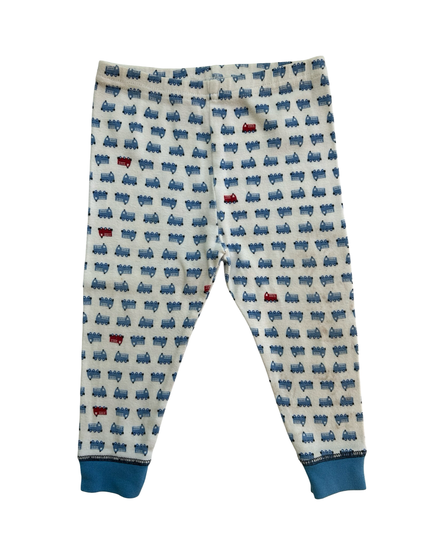 18M Baby Boys Carter’s 100% Cotton Appliqué Fire Truck 🚒 Pajama 2 Piece Set.