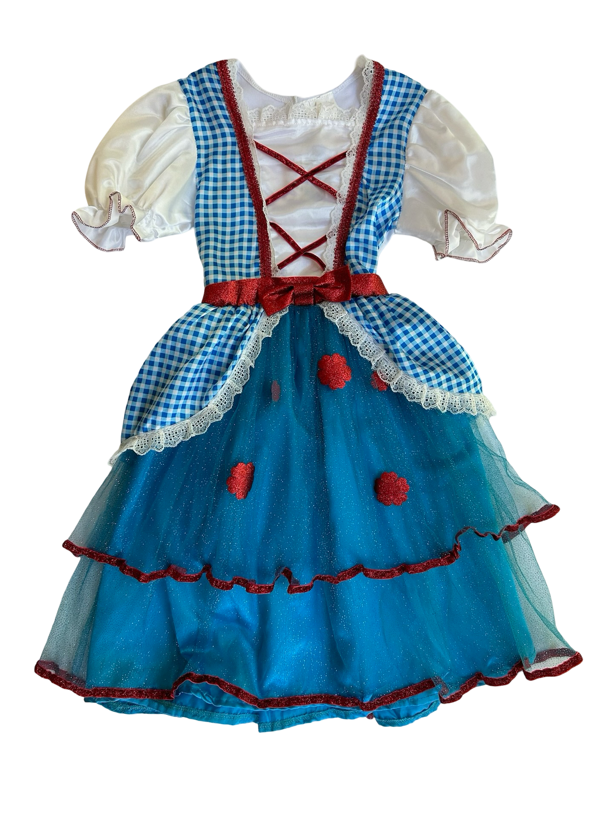 7/8 medium Girls Rubies Wizard of OZ Dorthy Costume Dress