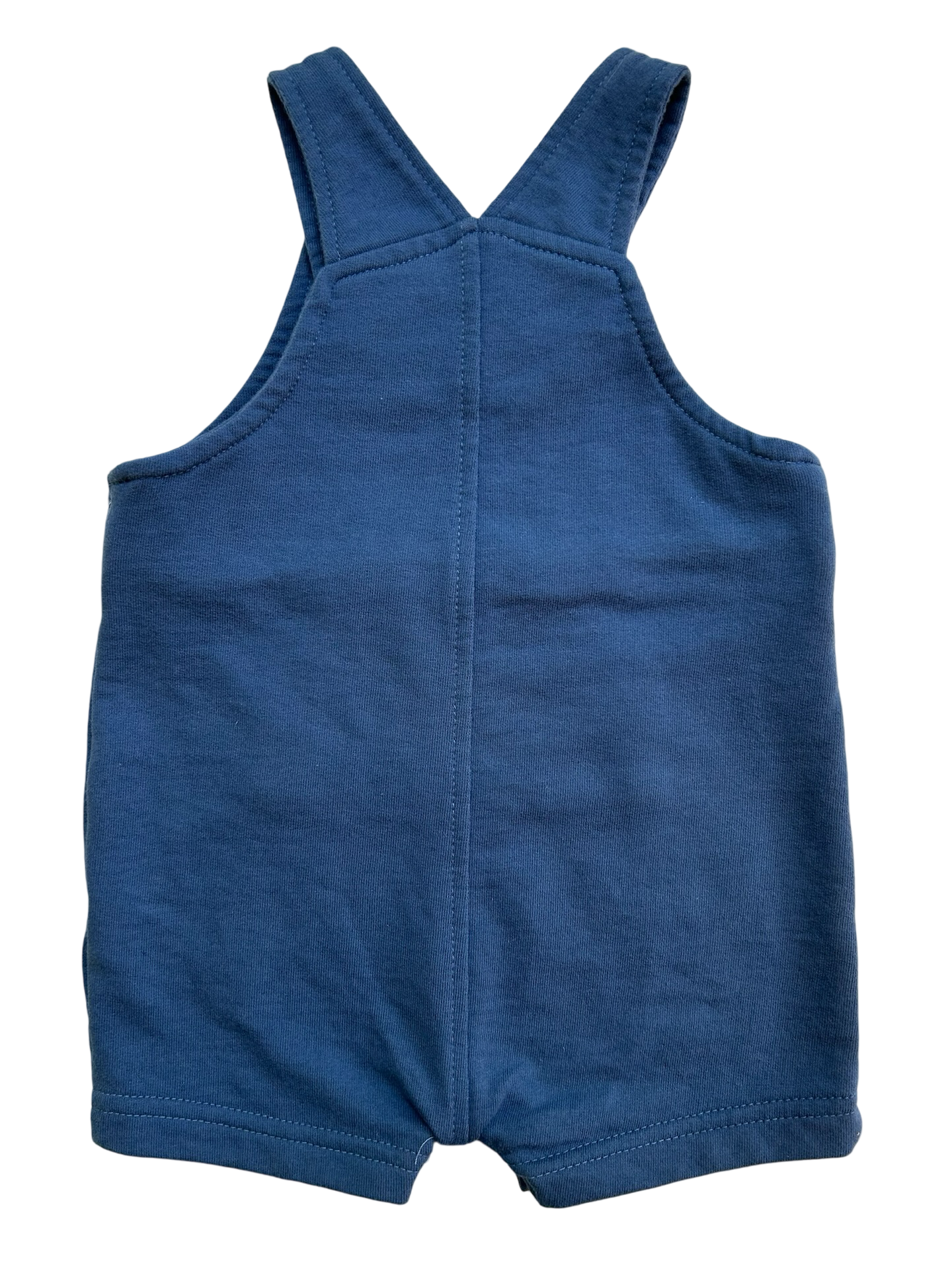 6M Baby Boys Overall Blue Design Of Sailboats Romper