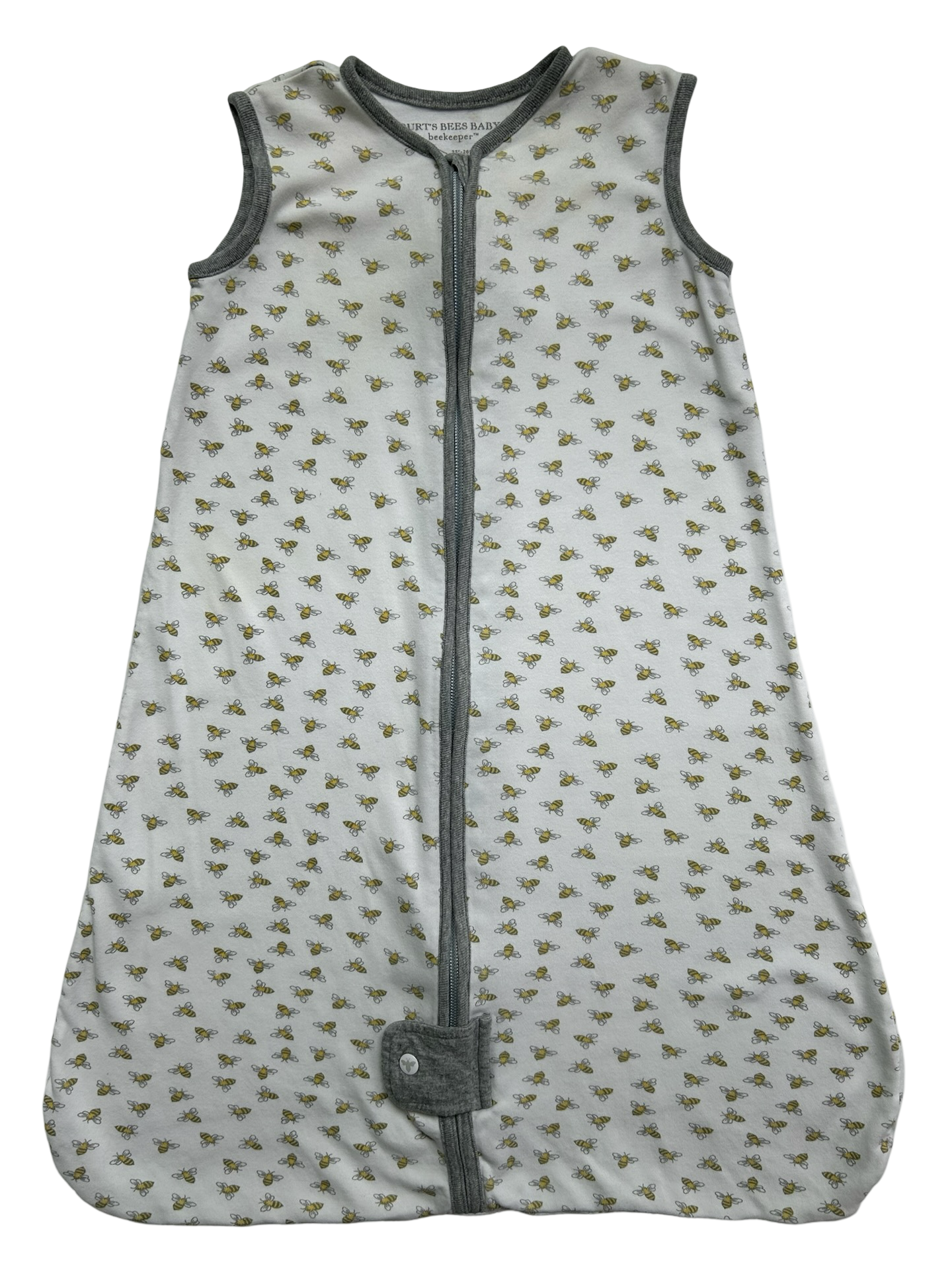 0-6M (Small) Burt’s Bees Baby Beekeeper Sleep Sack Wearable Blanket Bee Print
