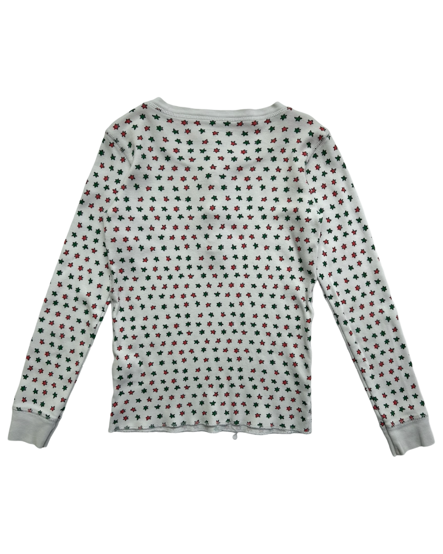 8Y Young Girls Roller Rabbit Christmas ⭐️ Red ⭐️ Green ⭐️ Stars Pjs Top Only One Piece.