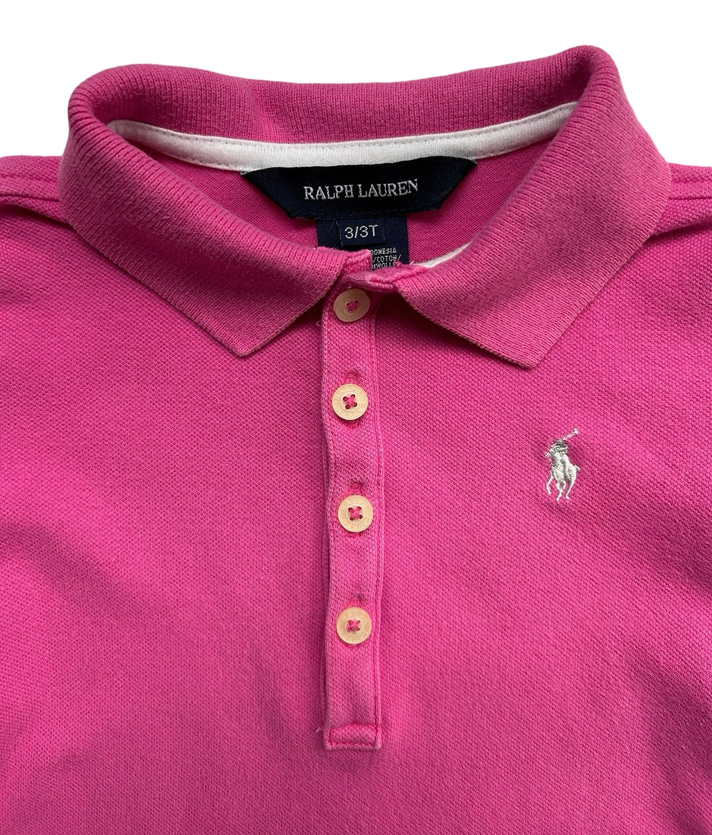 3T Toddler Girl Ralph Lauren Pink Polo Dress