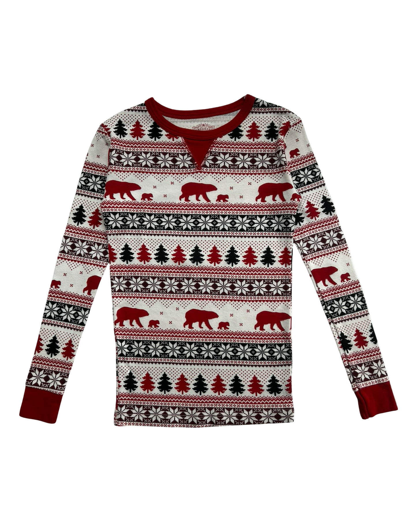 8T Toddler Boy Wondershop Fair Isle Christmas Pajamas 2 Piece Set