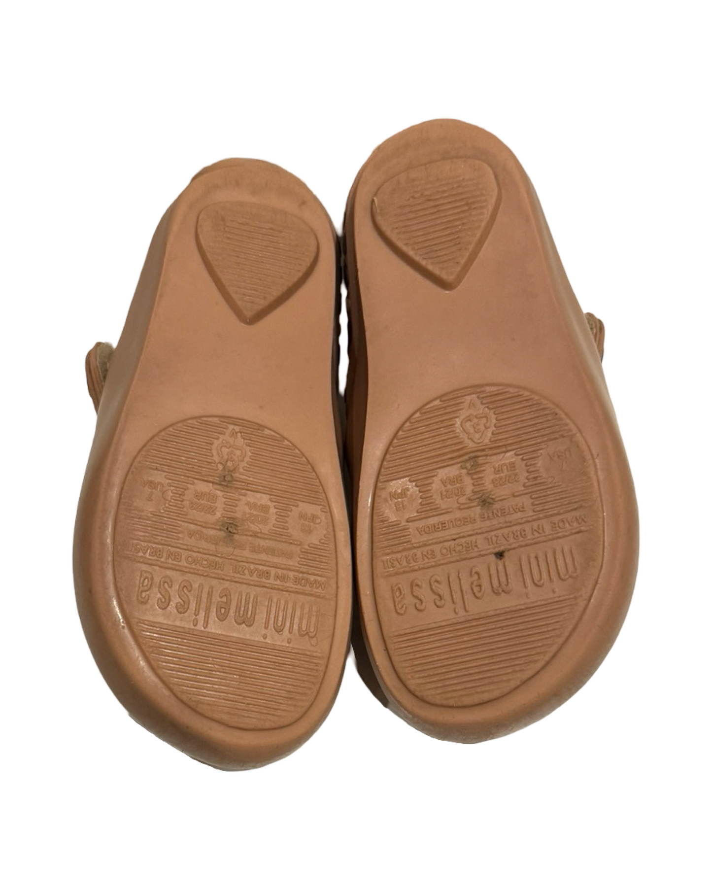 7C Toddler Girl Mini Melissa Giraffe Shoes