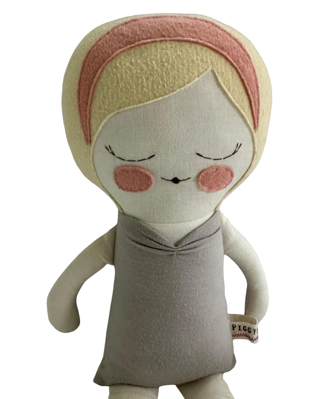 Piggy Hates Panda Handmade Plush Boutique 18” Ballerina Doll