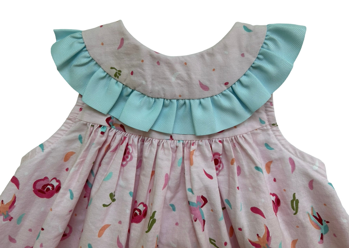 6M Baby Girl’s Bailey Boys Classics Pink Floral Dress Set 2 Pieces.
