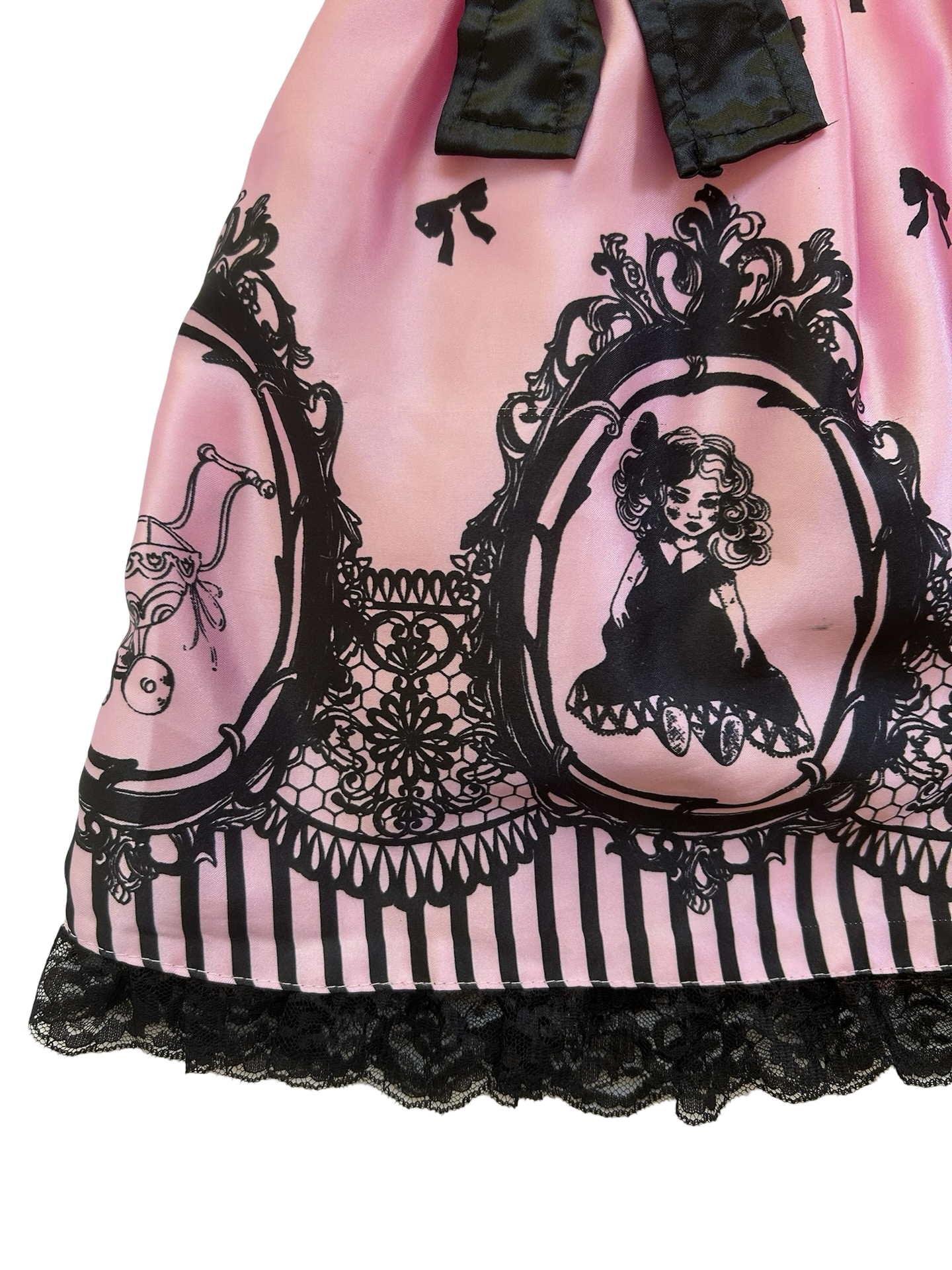 4T /5T / 6x Girls Small Hyde And Eek! Pink Wicked Wind-Up Doll Steampunk Halloween Costume