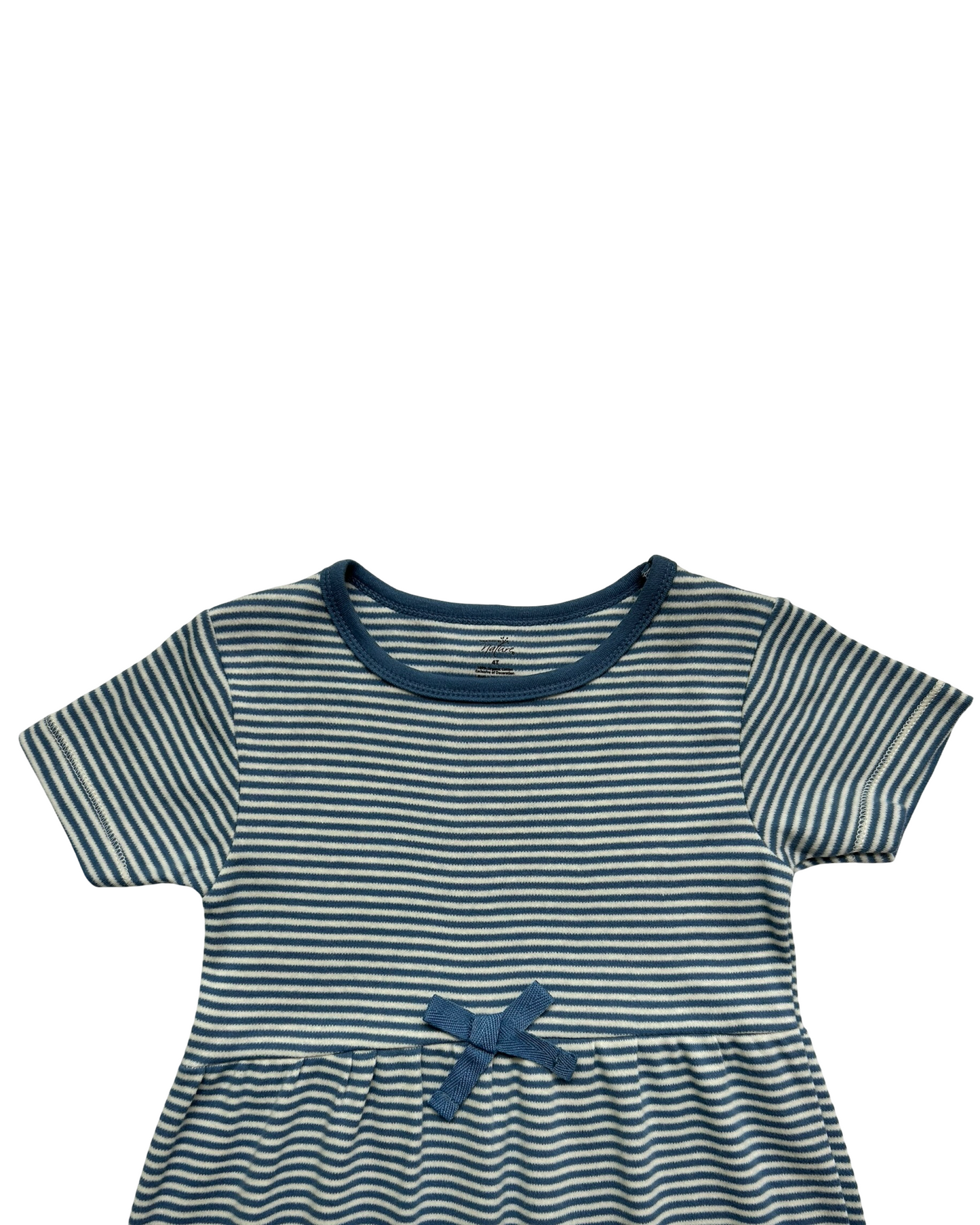 4T Toddlers Girls Touched By Nature Organic Cotton Striped Dress