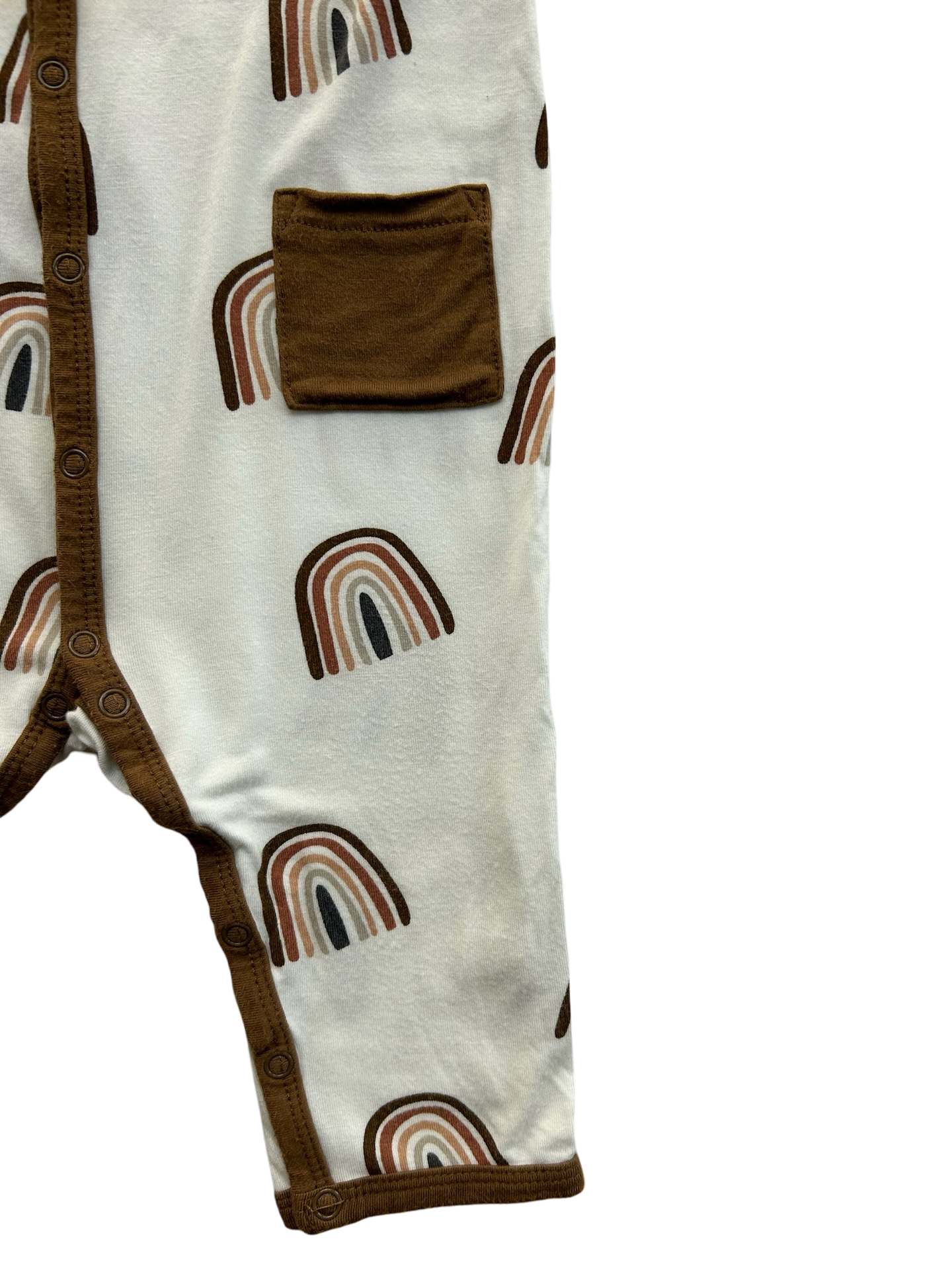 18M-24M Baby Boy / Girl Kyte Baby Bamboo Coffee Rainbow Romper