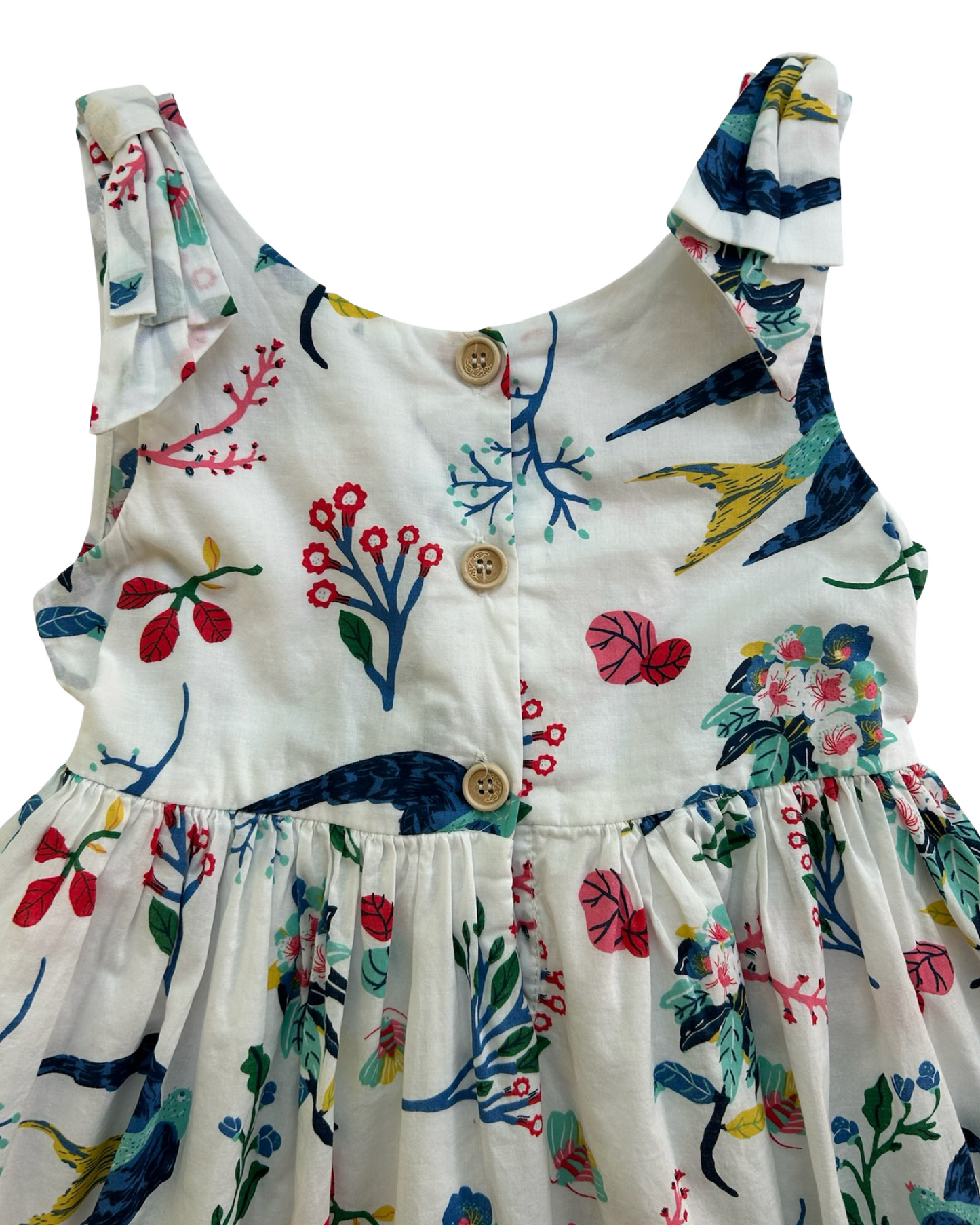 4T Toddler Girls Kids Dream Bold Floral Button Sleeveless Dress