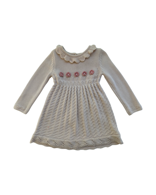 24M Baby Girl Tahari Baby Knit Sweater Dress
