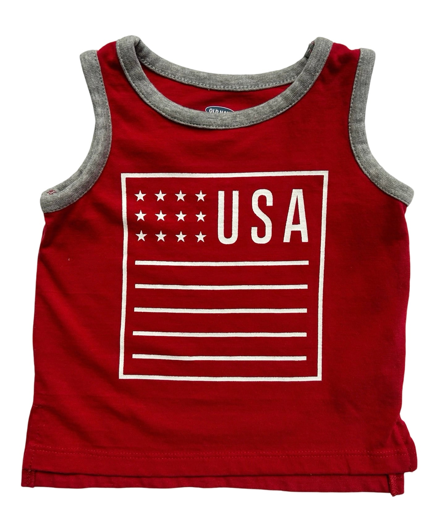 3-6M Baby Boy Old Navy USA Flag Tank Top