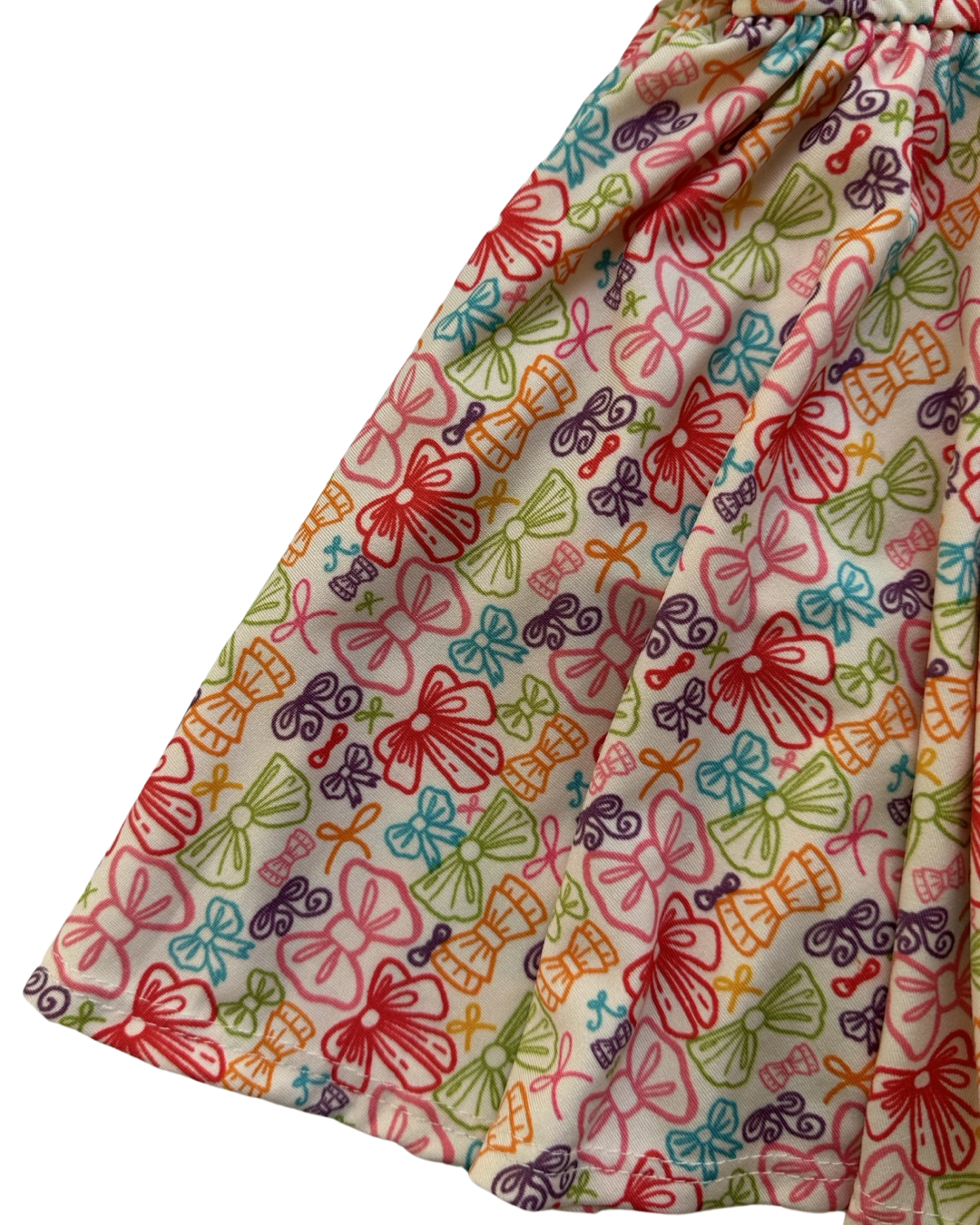12-24M Baby Girl Dot Dot Smile Bow Cap Sleeve Twirl Dress