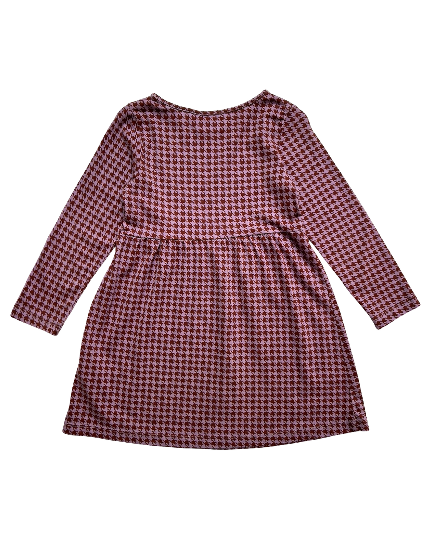 3T -4T Toddler Girls H&M Geometric Print, Long Sleeve Dress