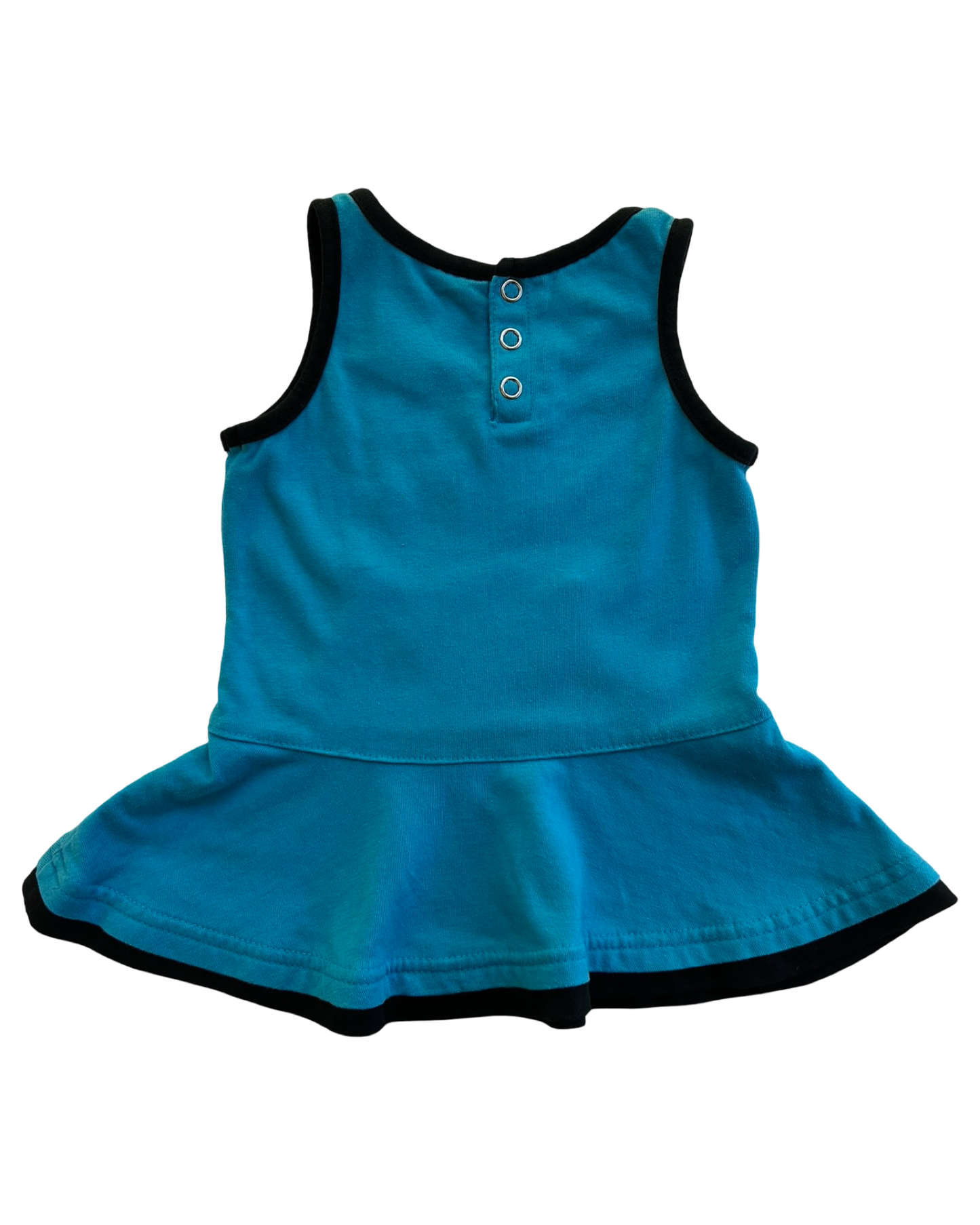 3-6M Baby Girl NFL Team Apparel Carolina Panthers Tank Cheer Dress