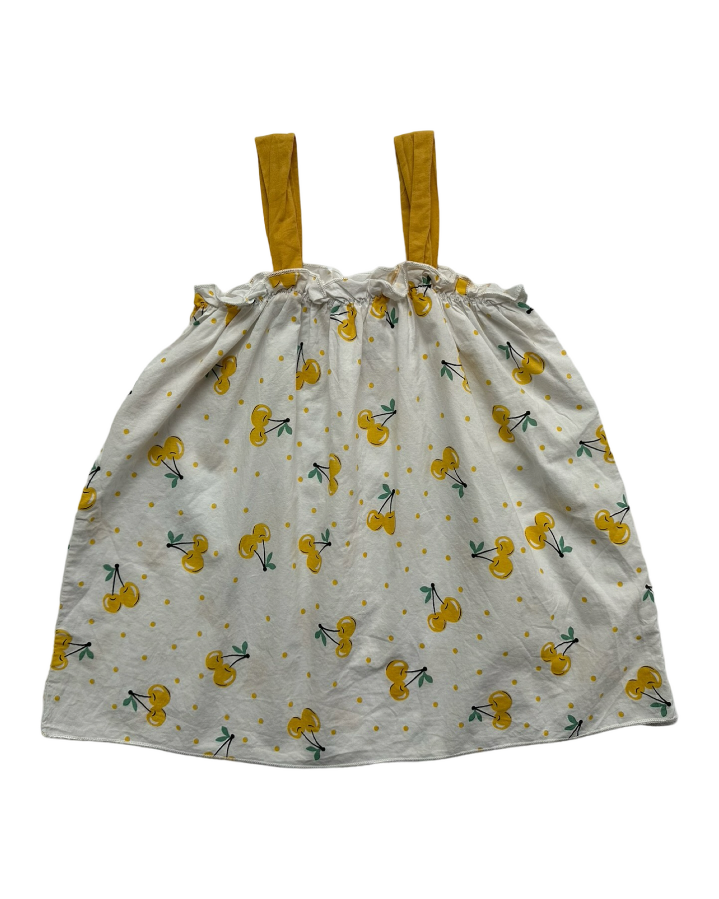 5T Toddler Girl Cherry Set w Bubble Shorts & Top 2 Piece Set.