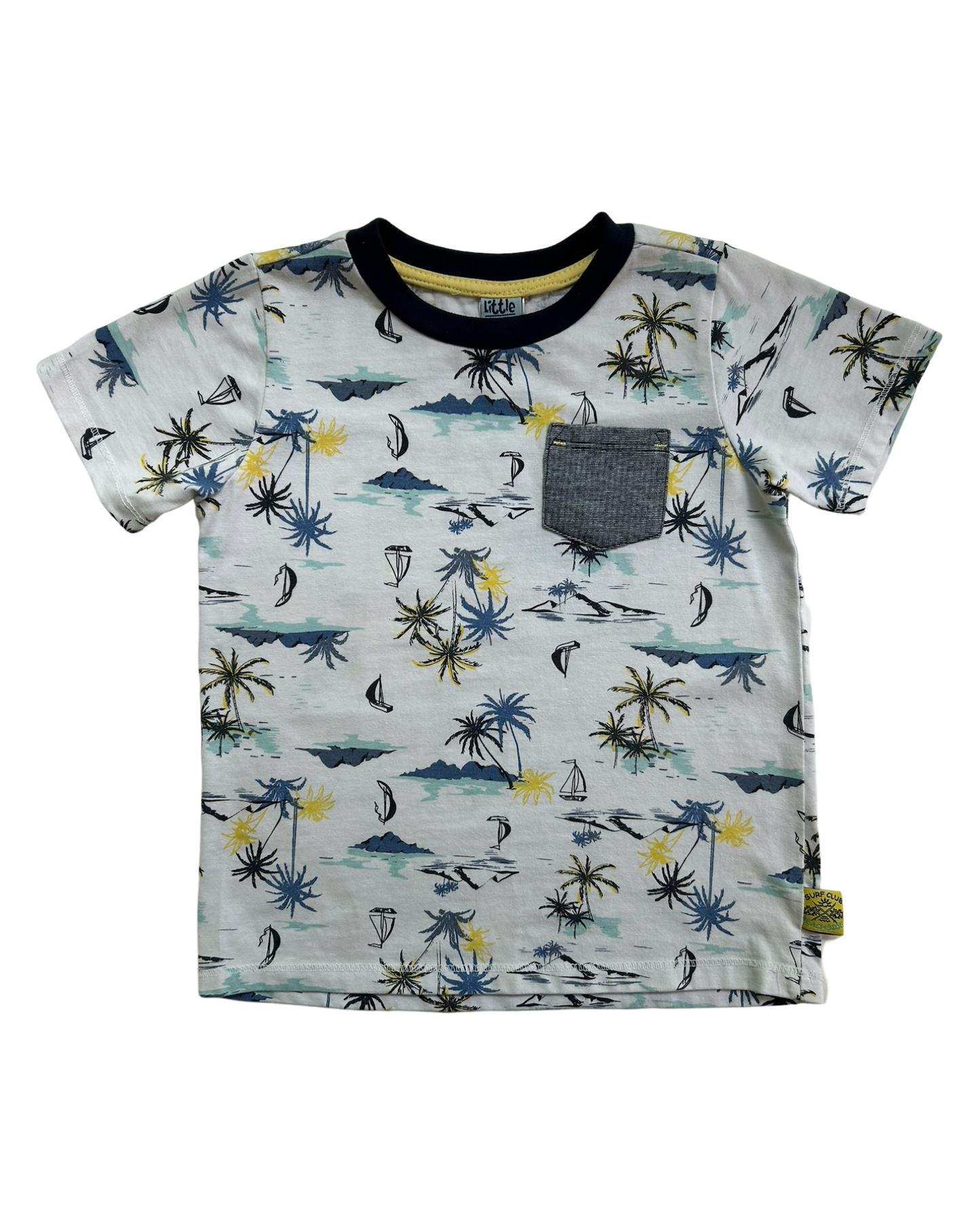 5T Toddler Boys Little LAD T-Shirt  Palm Trees