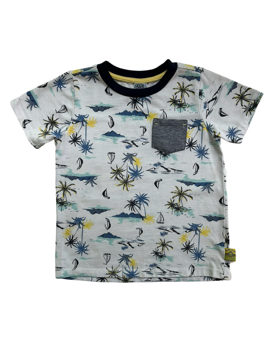 5T Toddler Boys Little LAD T-Shirt Amy Palm.