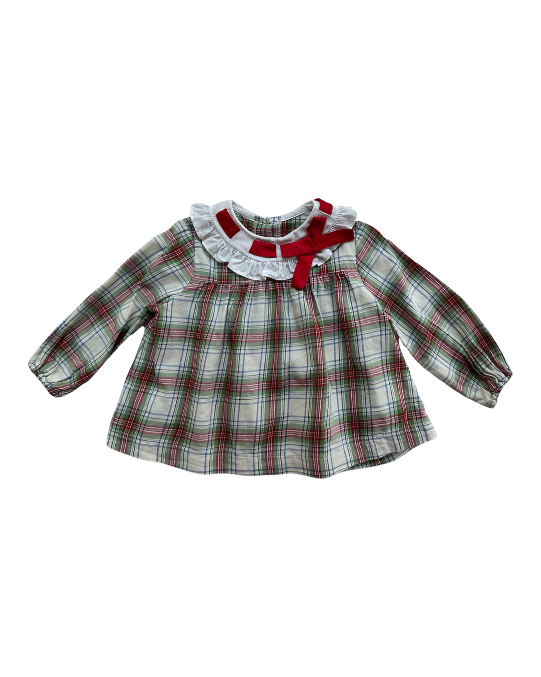18M Baby Girl Bella Bliss Christmas Plaid Dress w/ Bloomers myprelovedclothingco 18M Baby Girl Bella Bliss Christmas Plaid Dress w/ Bloomers myprelovedclothingco
