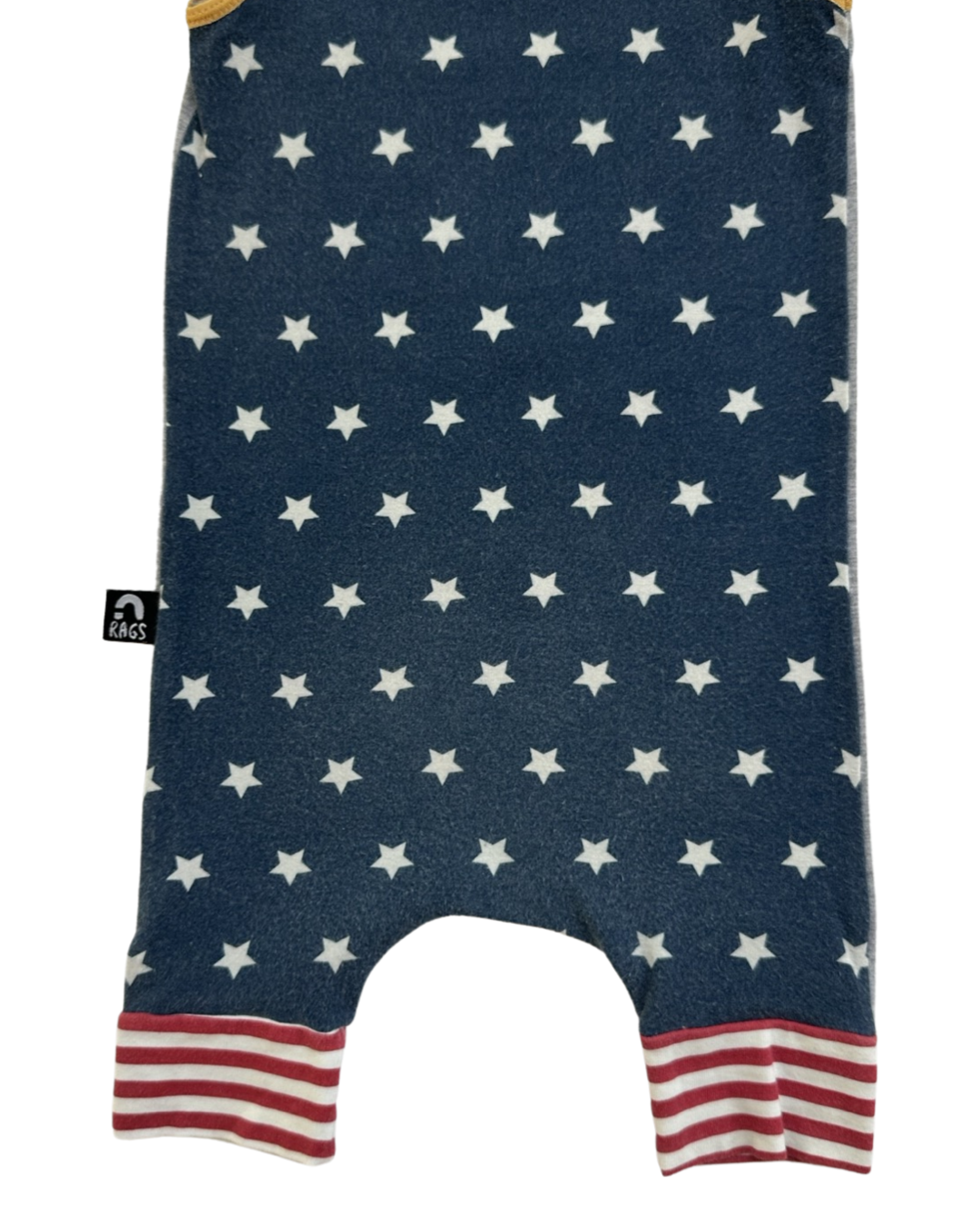 12-18M Baby Boy RAGS to Raches Brave Patriotic American Eagle Tank Shortie Romper