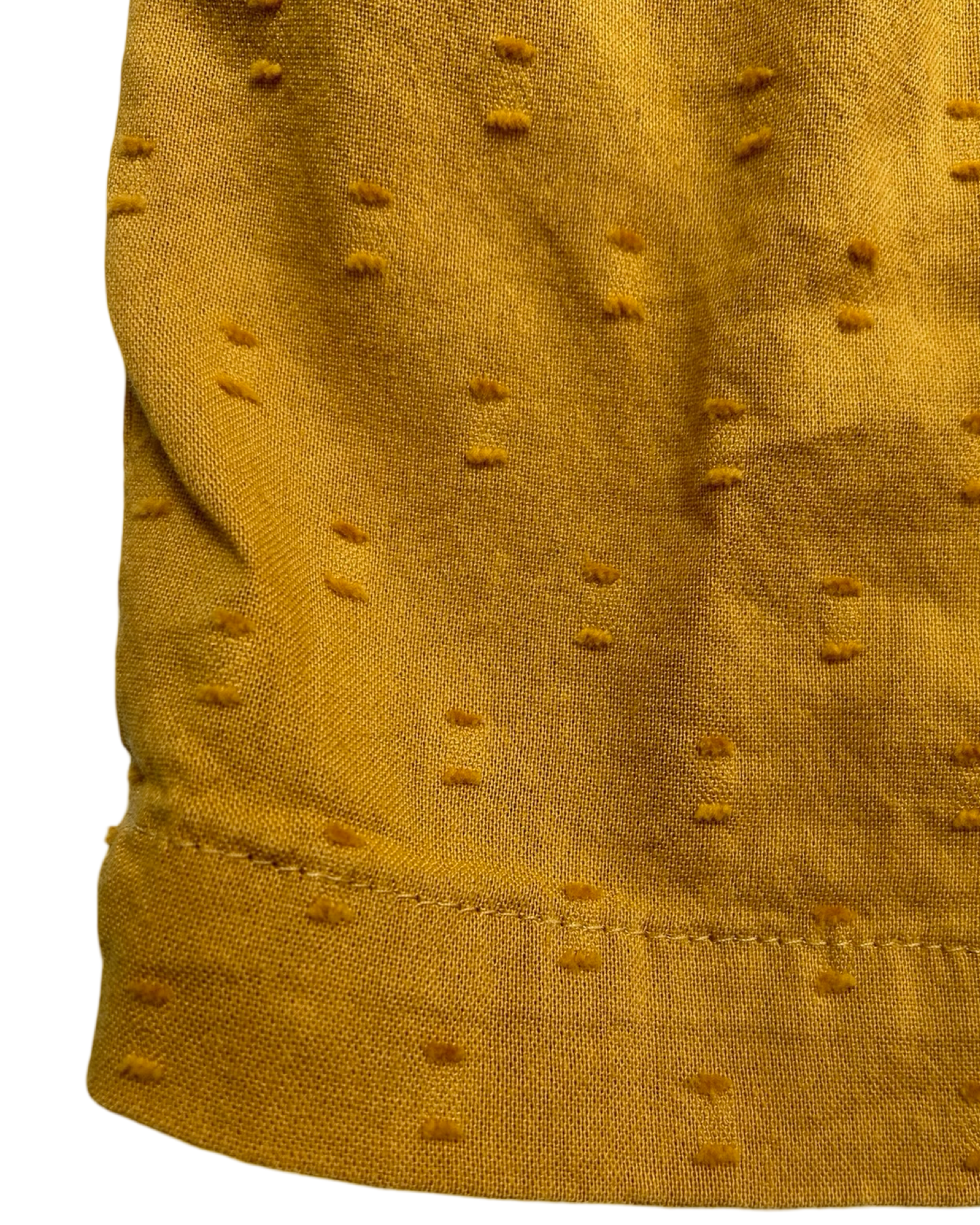 M-8 Young Girls Old Navy Short Sleeve Textured Clip-Dot Dress.