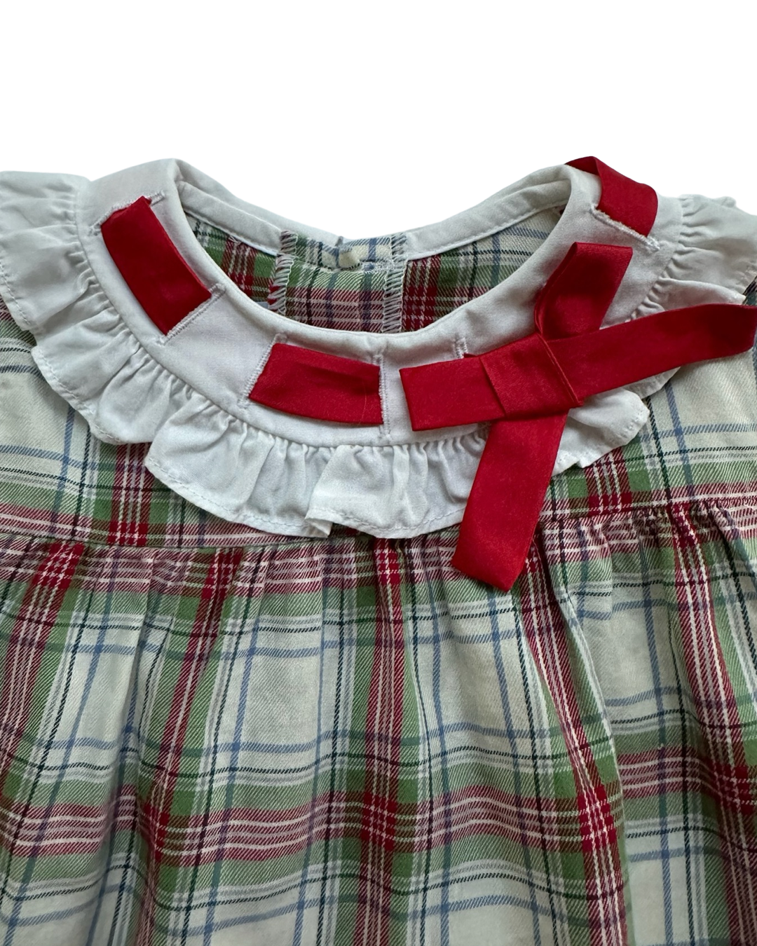 18M Baby Girl Bella Bliss Christmas Plaid Dress w/ Bloomers myprelovedclothingco 18M Baby Girl Bella Bliss Christmas Plaid Dress w/ Bloomers myprelovedclothingco