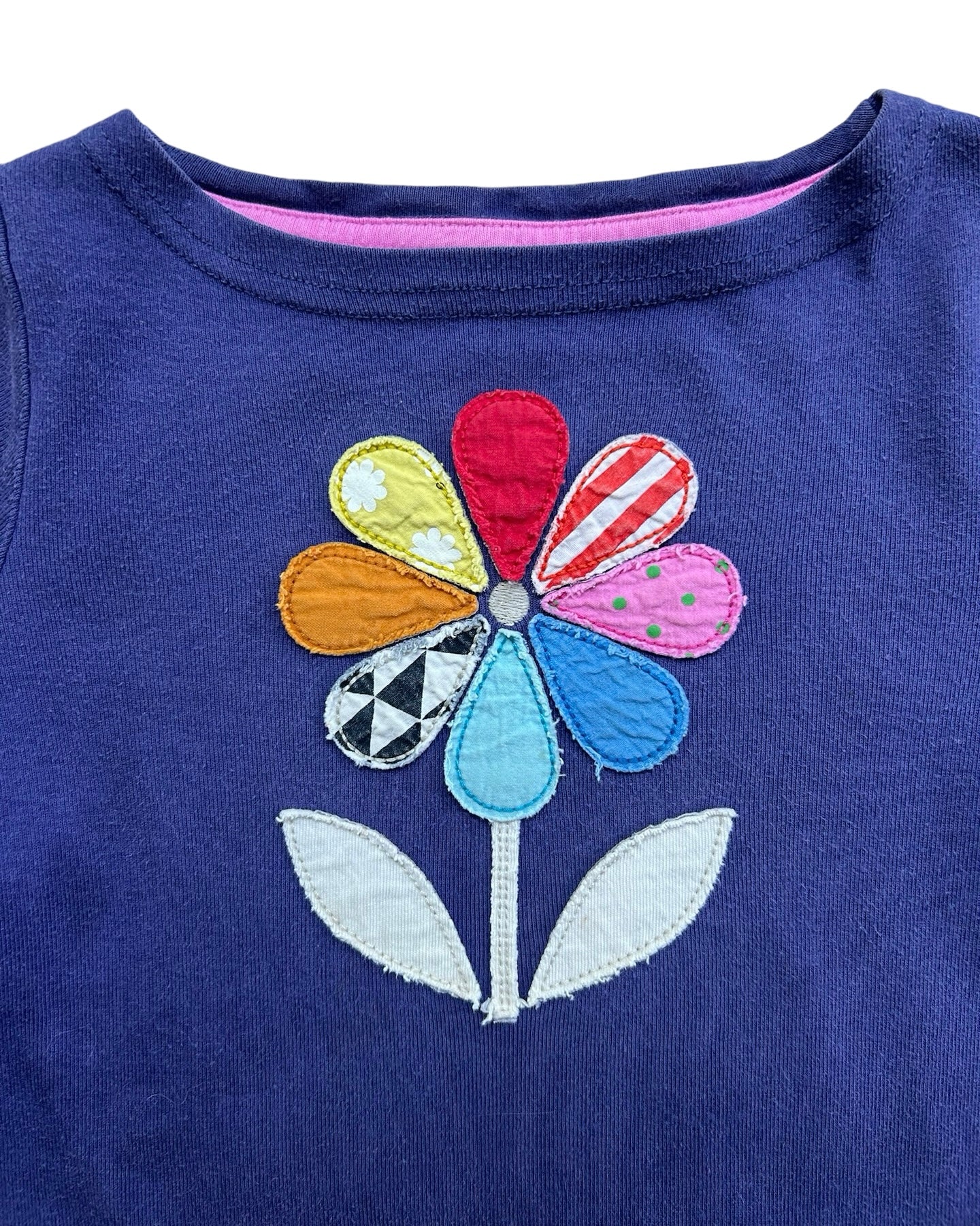 2Y-3Y Toddler Girls Mini Boden 3/4 Sleeve T-Shirt Top