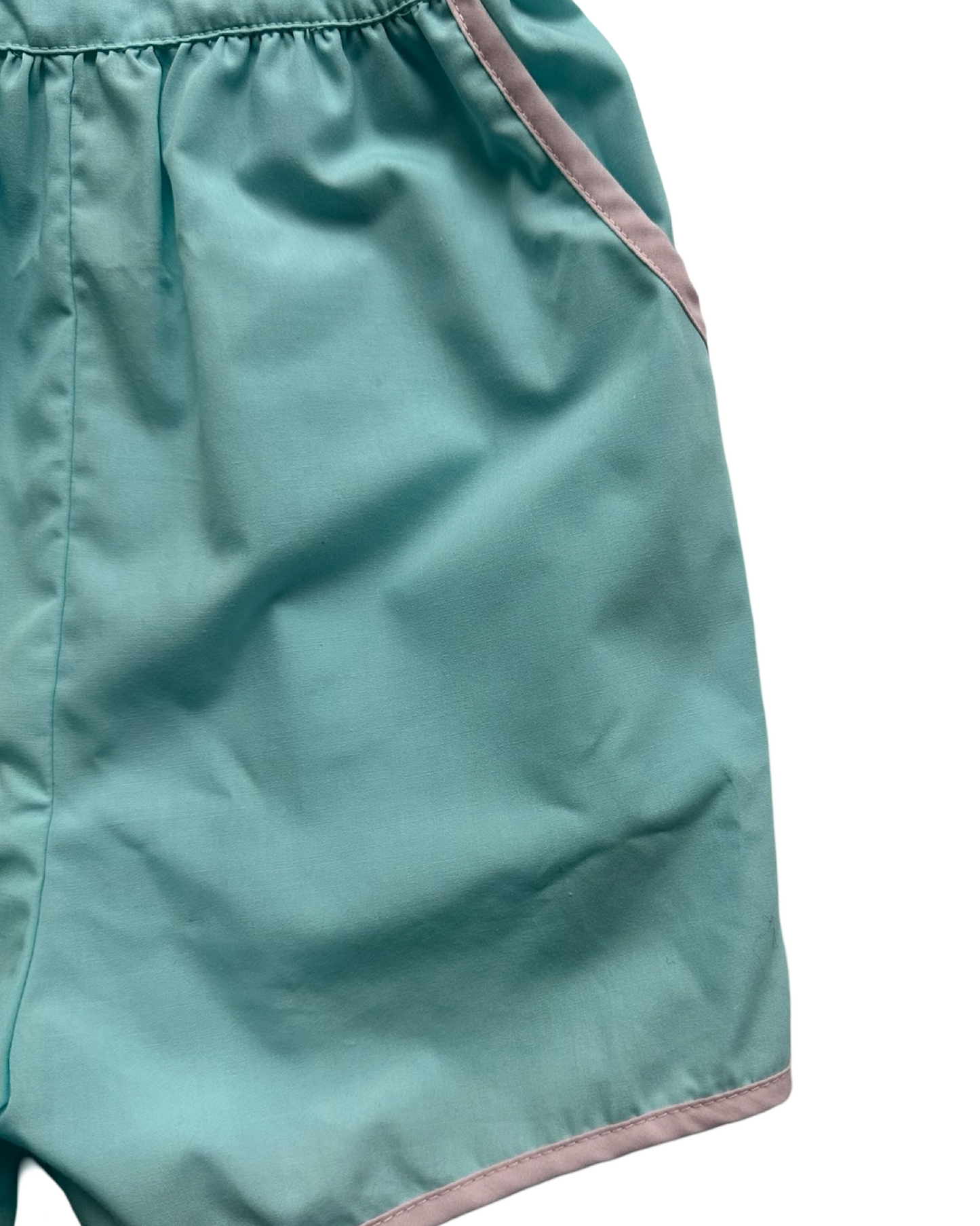 5T Toddler Girl Stitchy Fish Blue / Pink Strawberry Romper