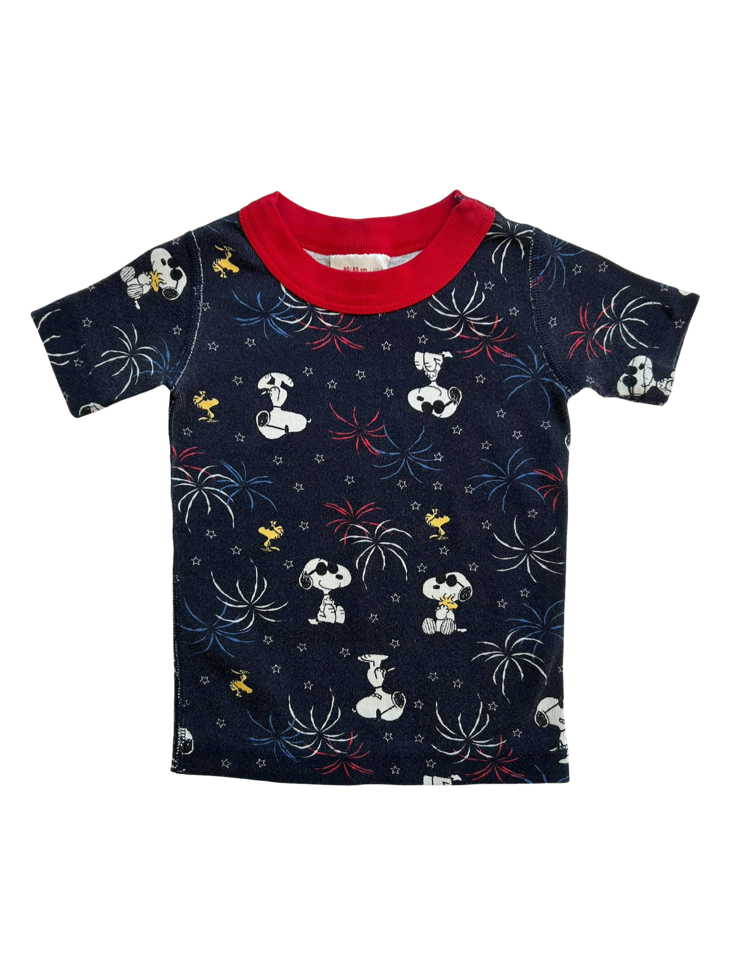 2T Toddler Boys Hanna Andersson Peanuts Snoopy,Pjs 2 Pieces Set.