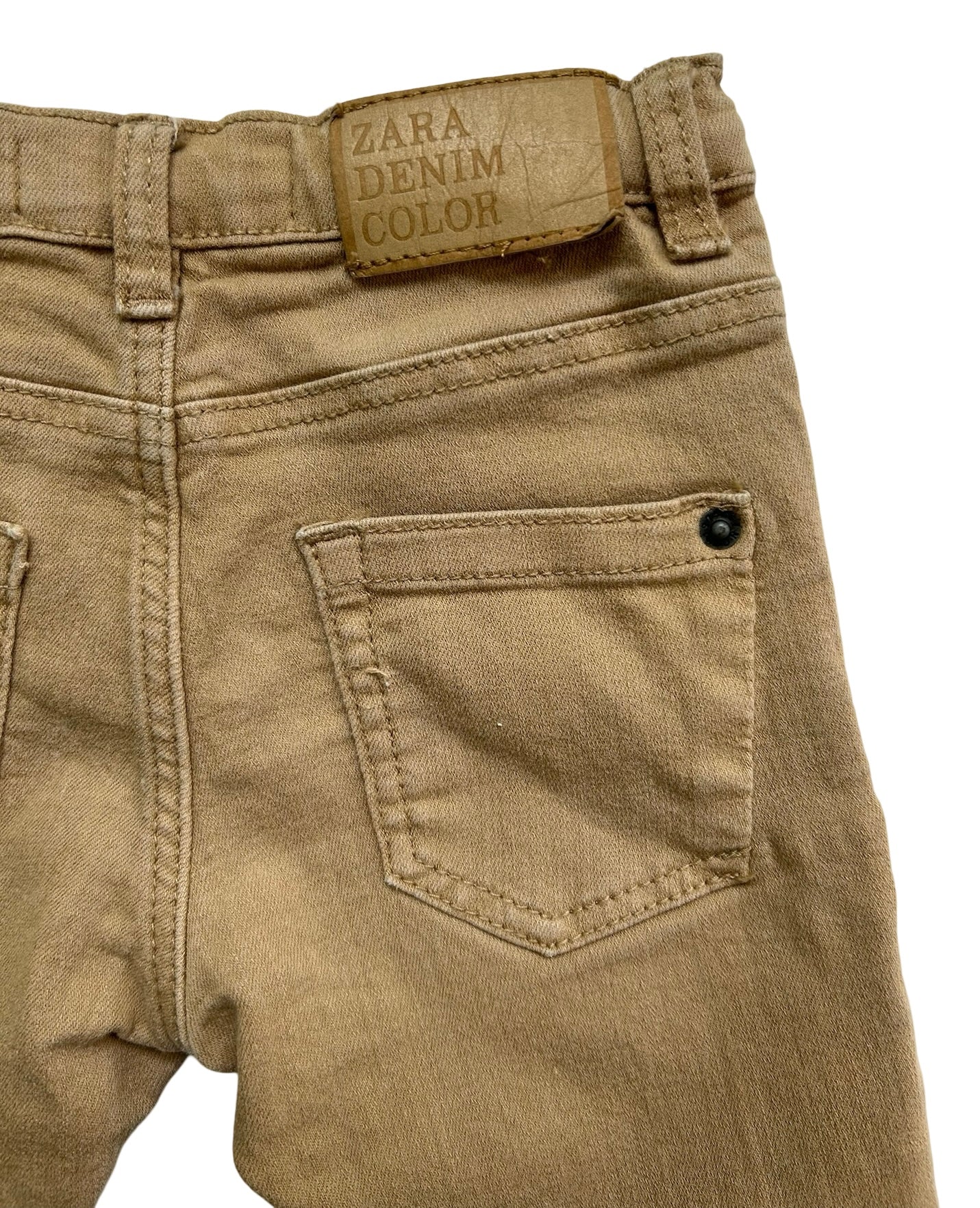12M - 18M Zara Baby Boy / Girl Khaki Skinny Jeans.