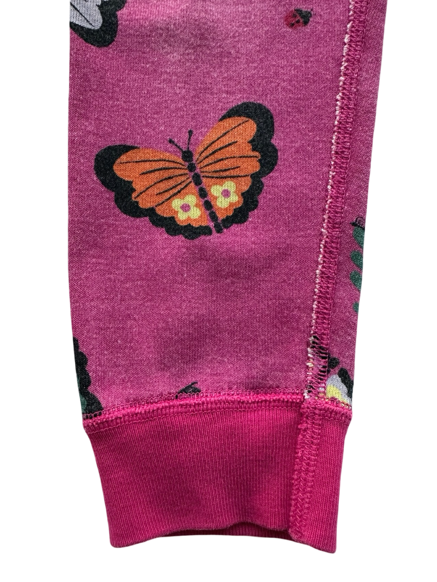 4T Toddler Girls Hanna Andersson Dancing Butterflies 🦋 🦋🦋 Long John Organic Cotton Pjs 2 Pieces Set