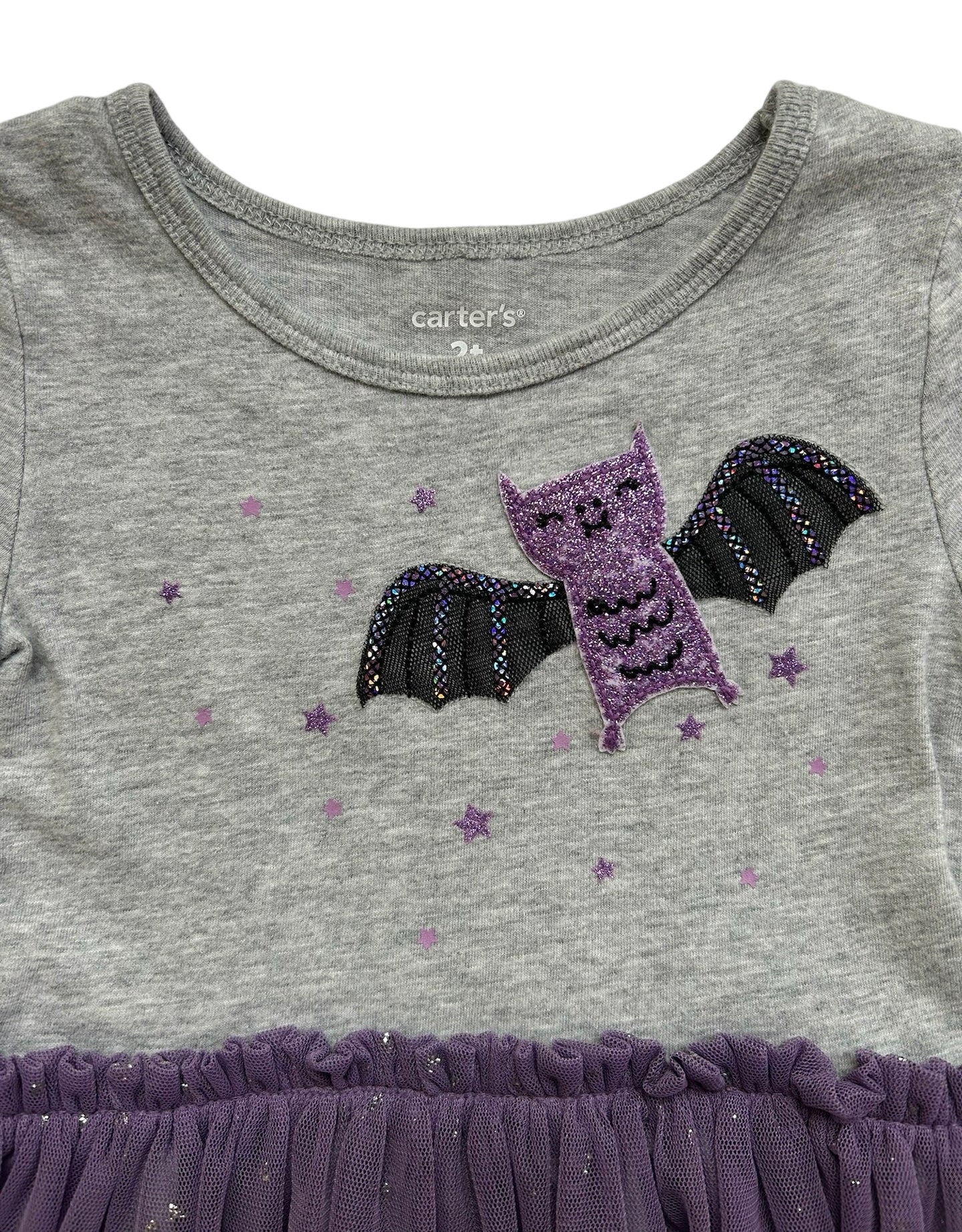 2T Toddler Girl Carter’s Halloween Sparkle Tutu Dress.