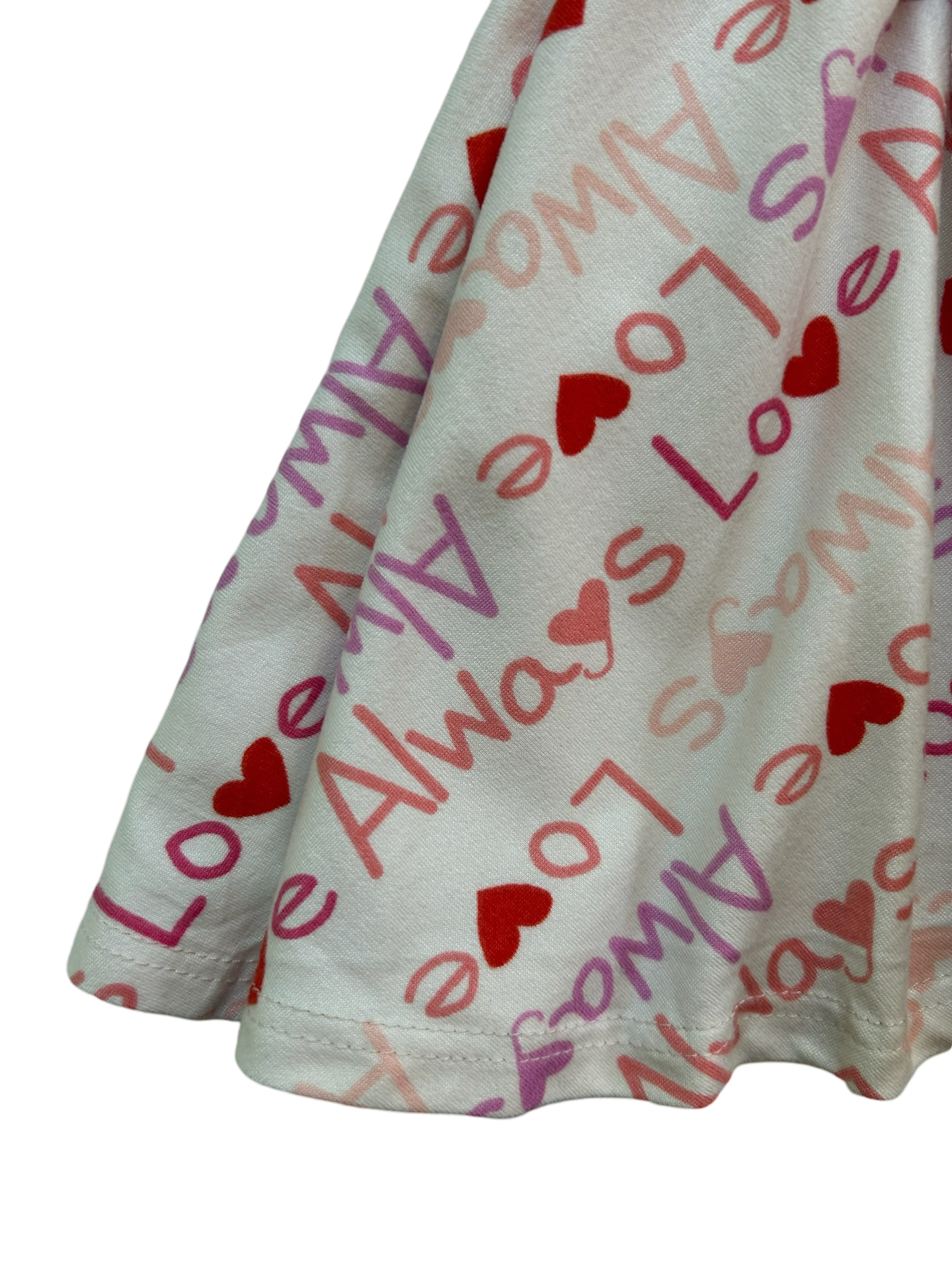 12M - 24M Baby Girl Be My Valentine Dot Dot Smile Twirl Dress