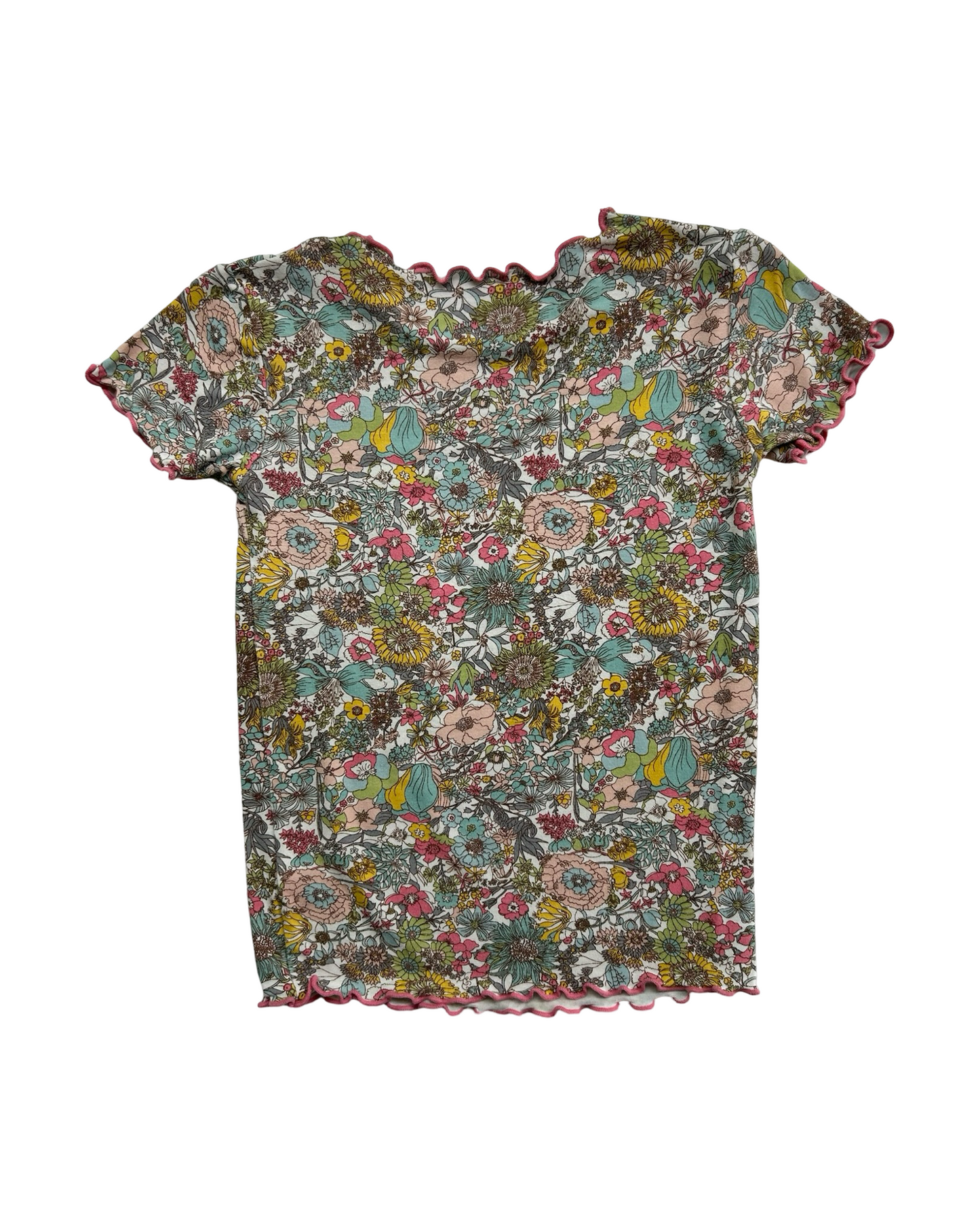 3T Toddler Girl Vaenait Baby Floral Sleepwear Pjs Top, One Piece.