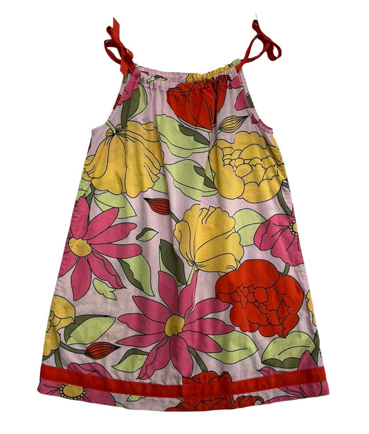 120 EURO / 6x Toddler Girls Hanna Andersson Sleeveless Floral Print Dress.