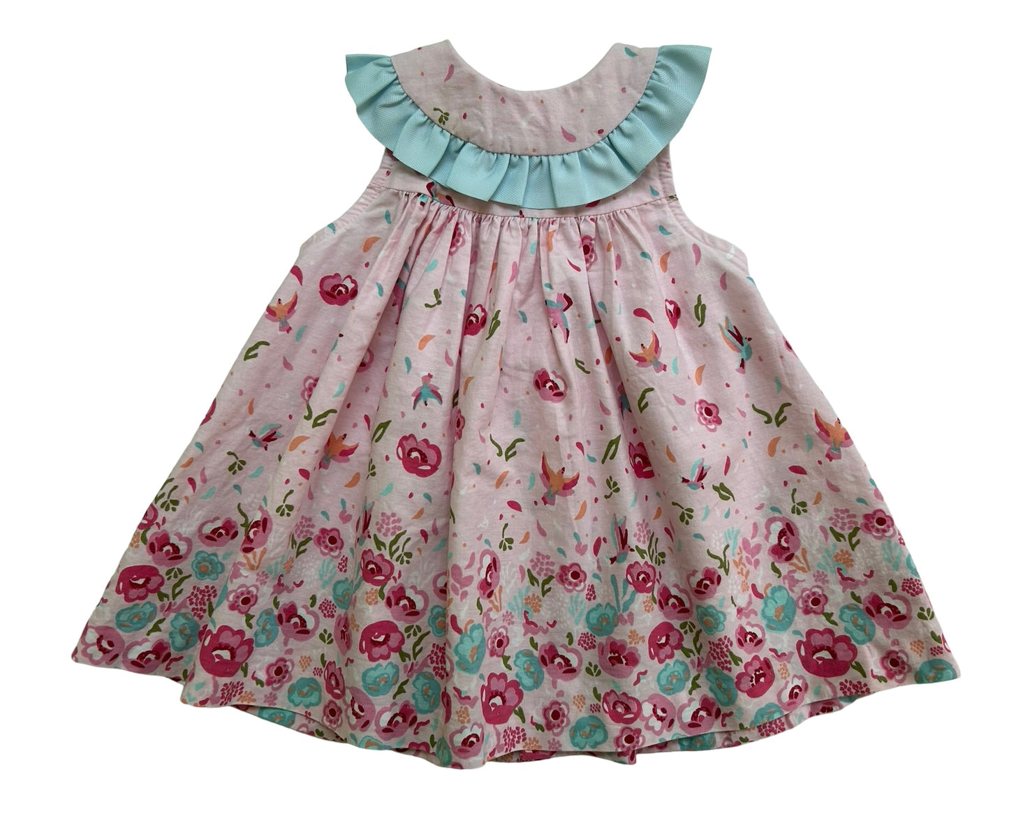 6M Baby Girl’s Bailey Boys Classics Pink Floral Dress Set 2 Pieces.