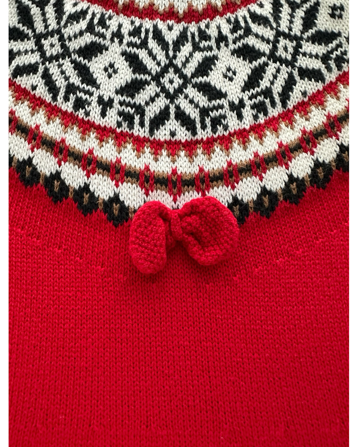 6Y (120 CM) Young Girl Hanna Andersson Christmas Sweater Dress.