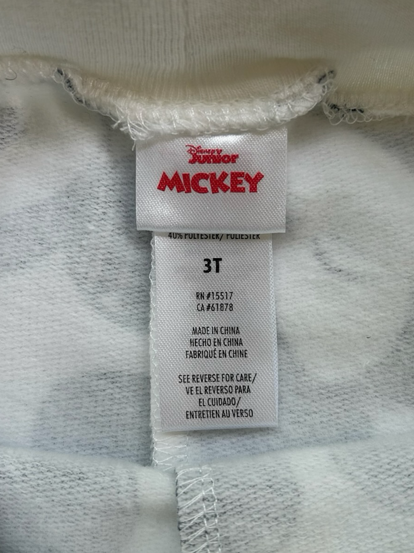 3T Toddler Boys Disney Junior Mickey Mouse Sweatshirt & Jogger 2 Pieces Set NWT.