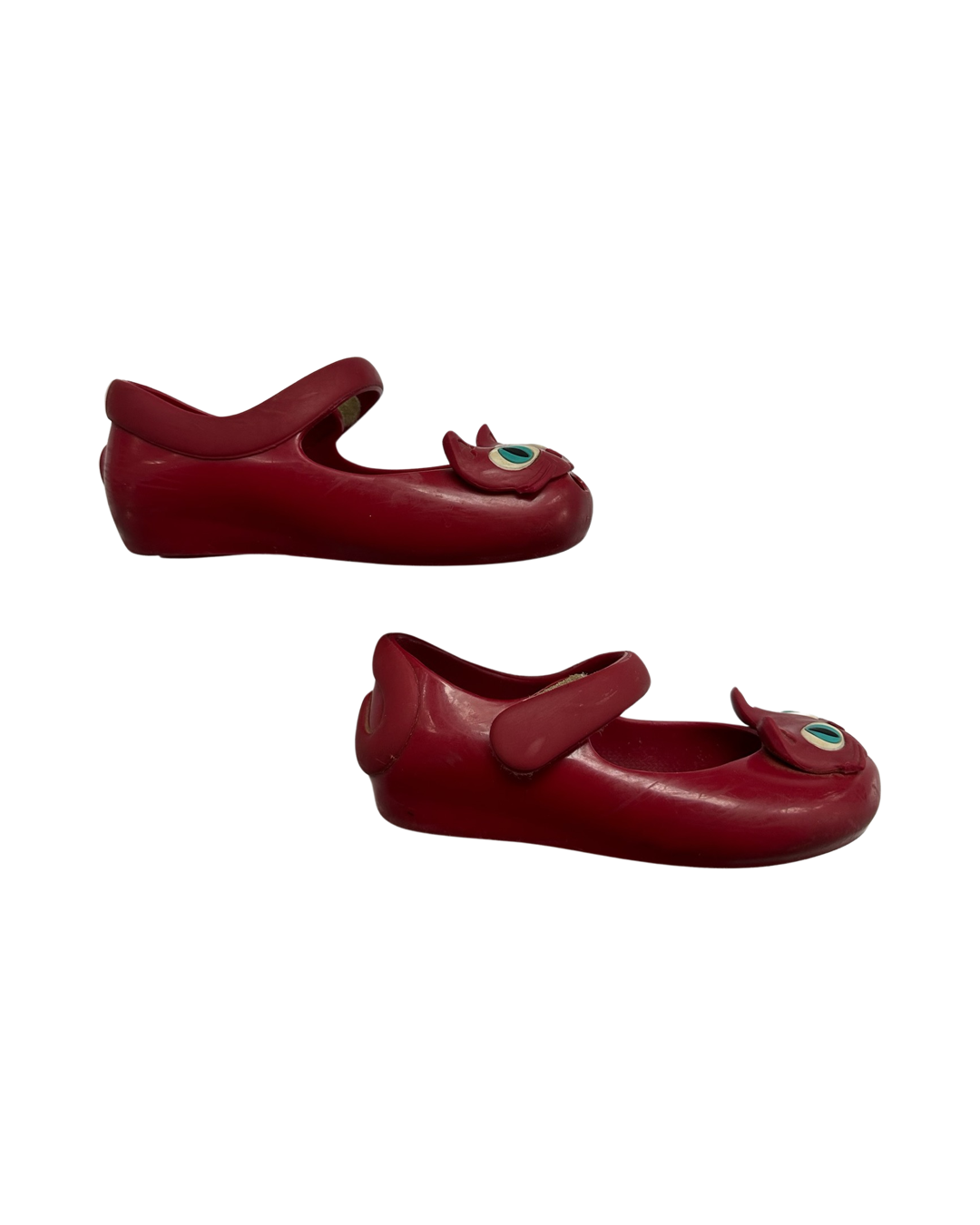 9C Toddler Girl Red Cat Mini Melissa Mary Jane Shoes