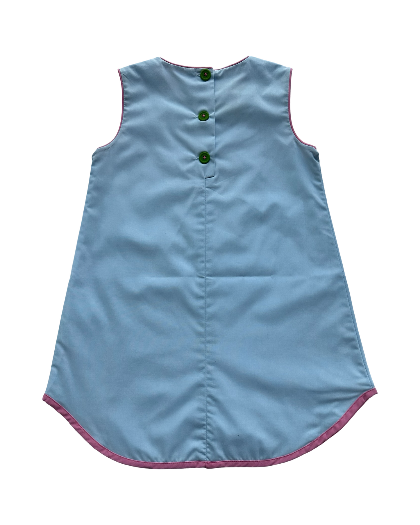 4T Toddler Girls The Beaufort Bonnet Company Annie Owl Apron Sleeveless Dress.