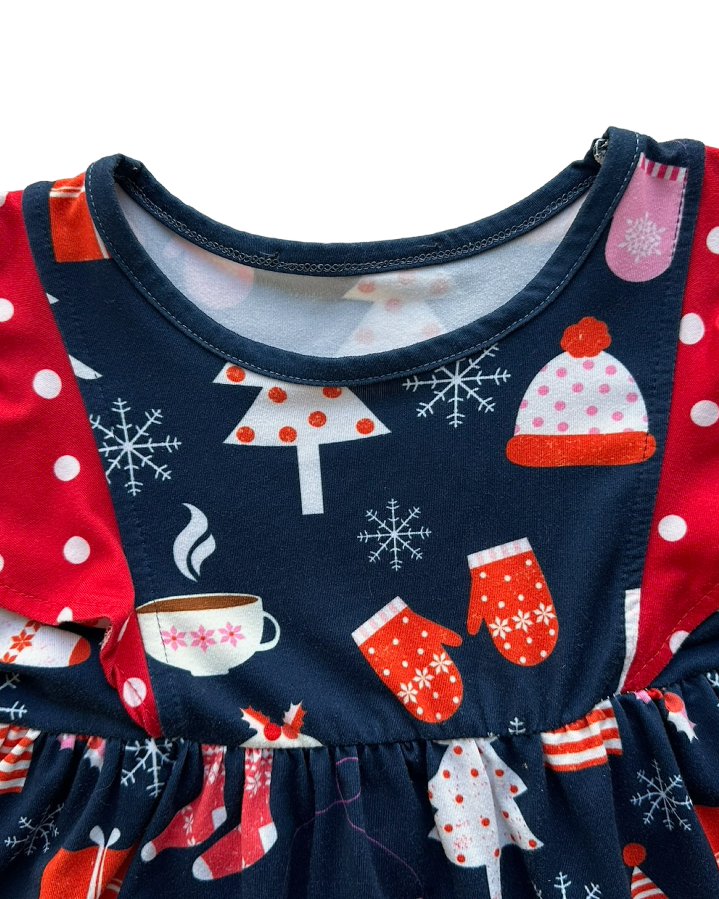 4T -5T Toddler Girls Millie Loves Lily Christmas Long Sleeve Rhonda Dress