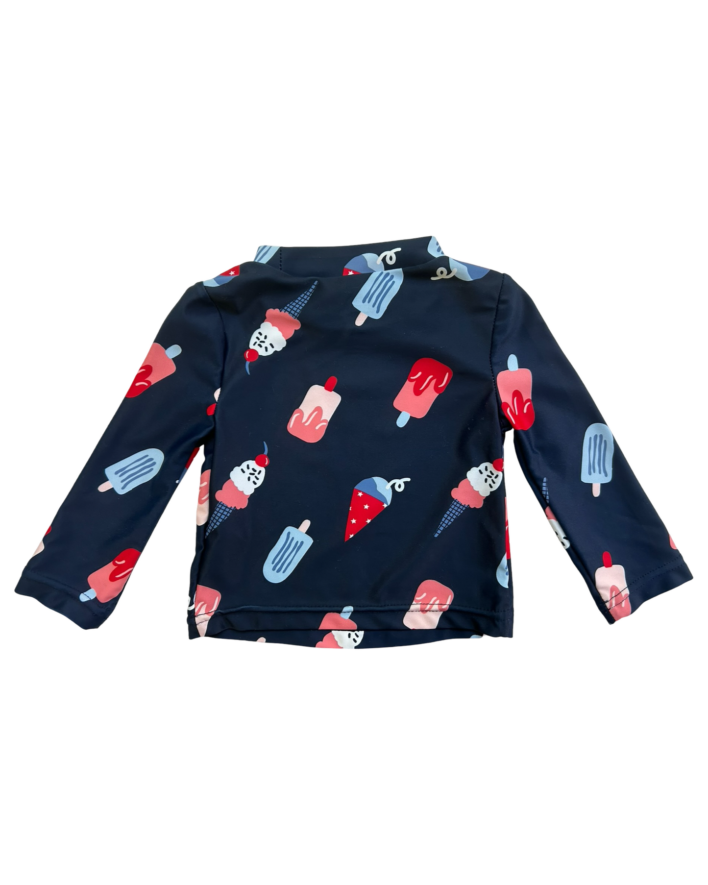 6M Baby Girl Just One You By Carters Navy Popsicle RashGuard Swim Suit