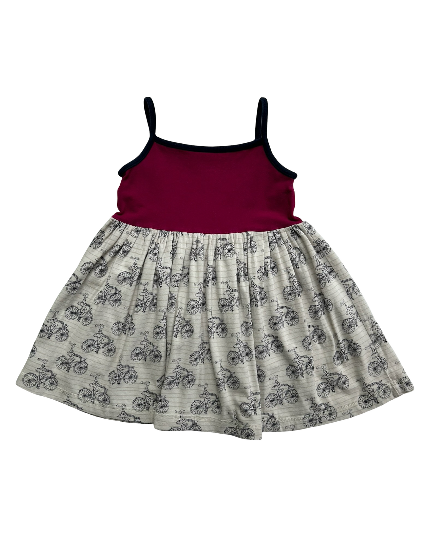 4T Toddler Girls KPea Bicycle Print Dress