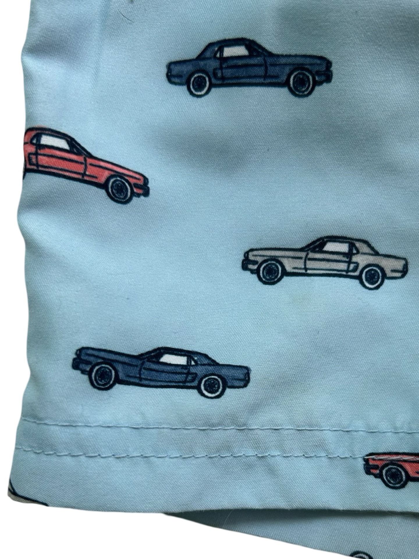 18M-24M Baby Boys Janie & Jack Cashmere Blue Car Print Short Swim Trunk