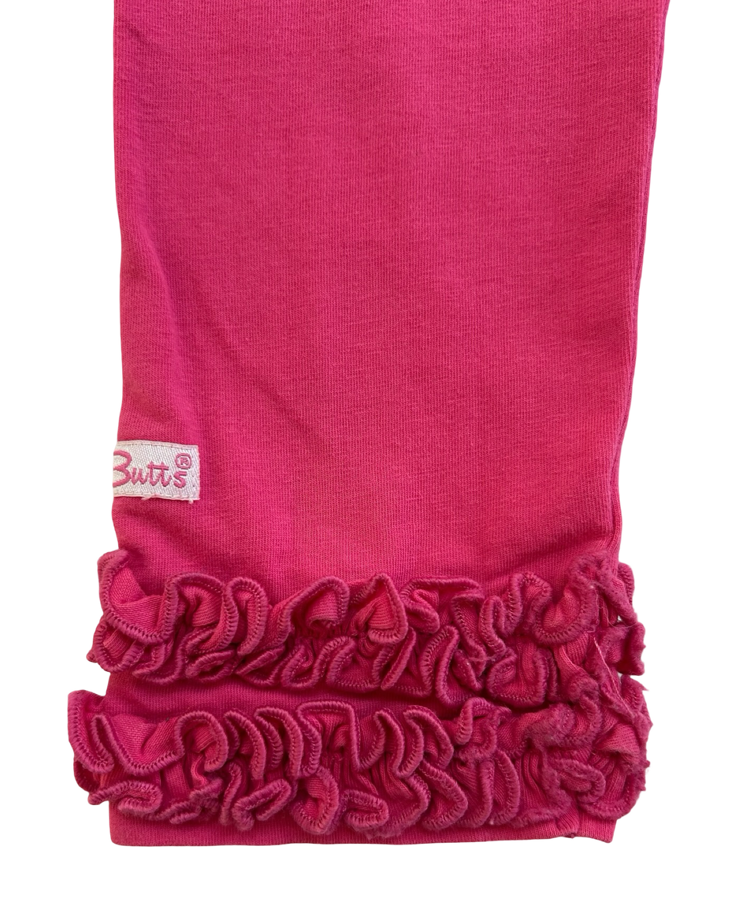 4T-5T  Toddlers Girls Ruffle ButtsRuffle Trim Leggings.