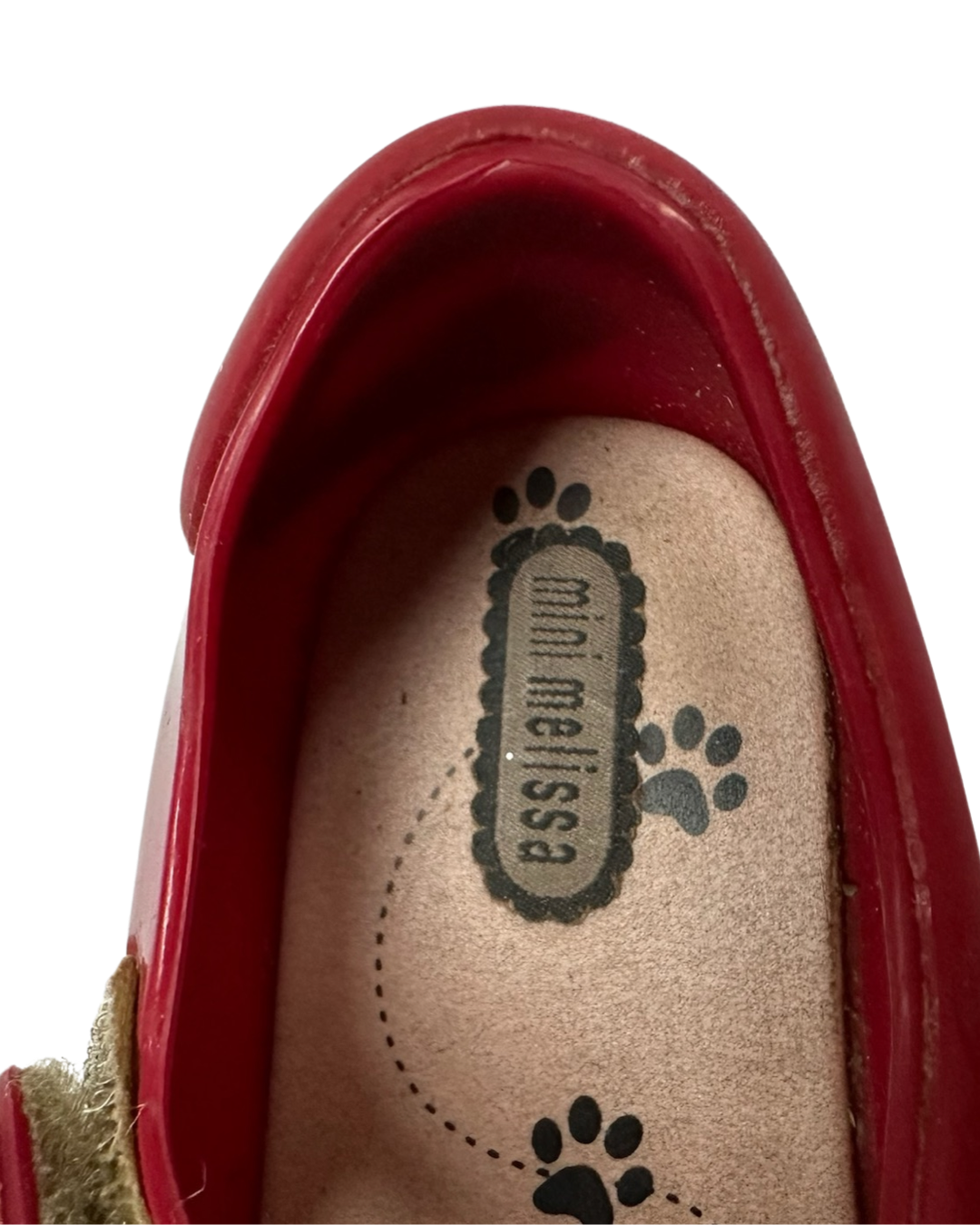 9C Toddler Girl Red Cat Mini Melissa Mary Jane Shoes