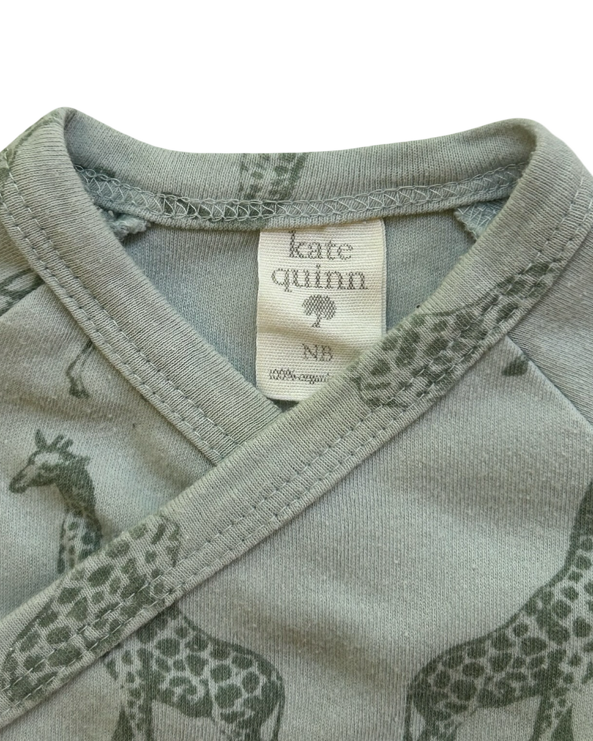 NB Baby Boys Kate Quinn Giraffe 🦒 Onesie And Elf Hat Bonnet 2 Piece Set