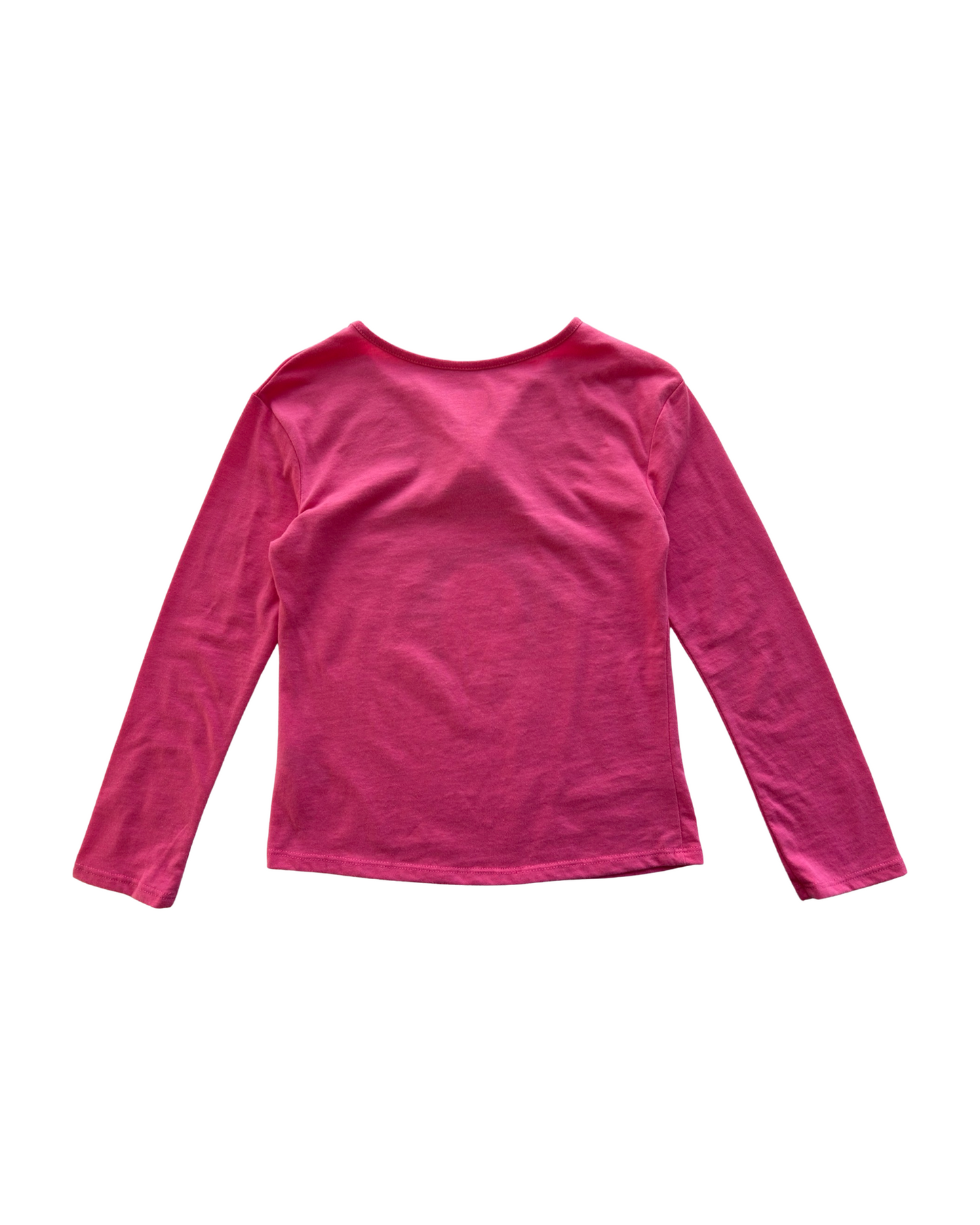 6x Girls 365 Kids Pink Hello Winter Long Sleeve Top