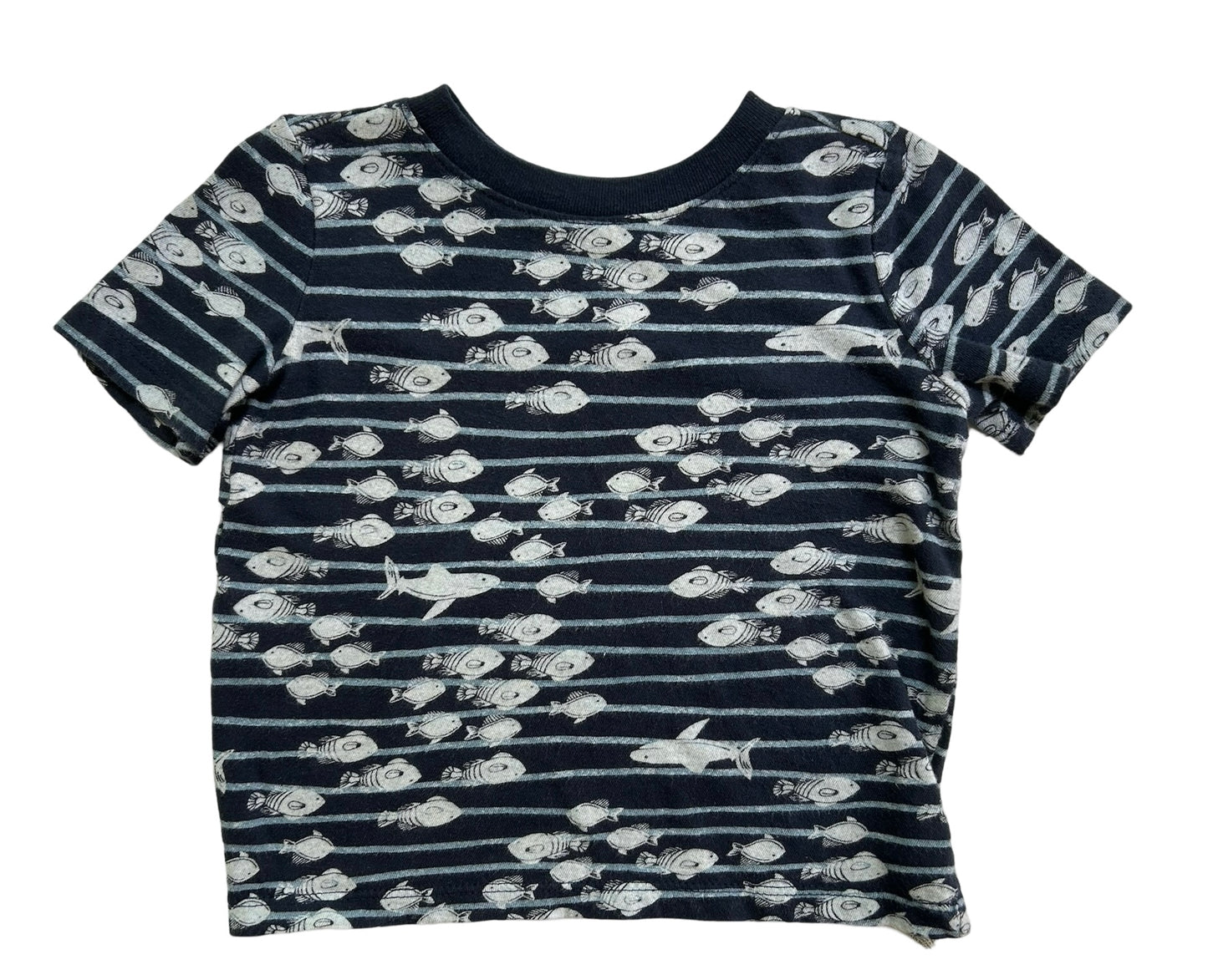18-24M Old Navy Fish Striped T-Shirt.